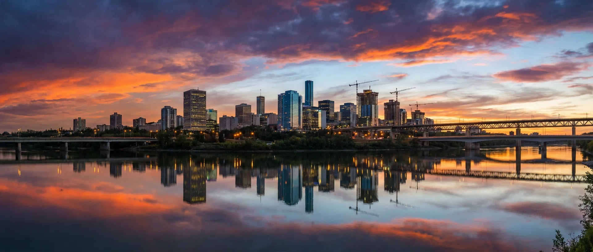 Edmonton Alberta skyline