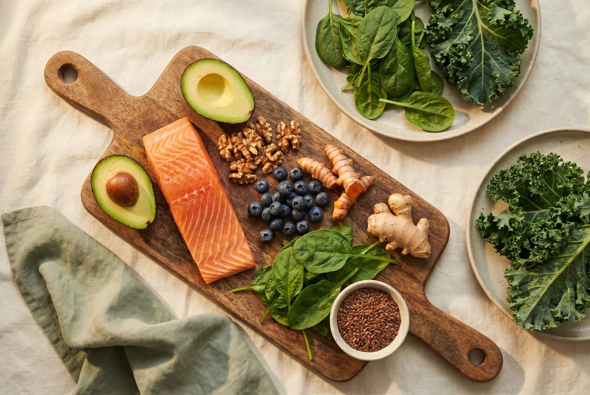 Anti-entzündliche Lebensmittel für reine Haut