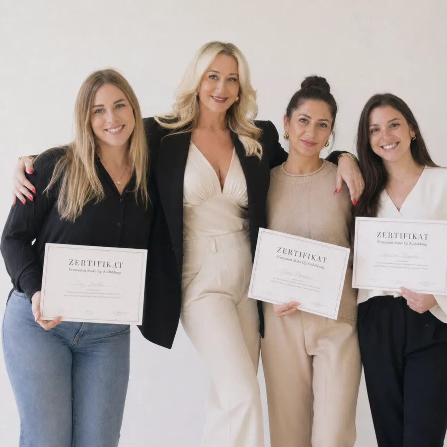 Absolventin der Wimpern Grundausbildung bei Maryelle Beauty Academy