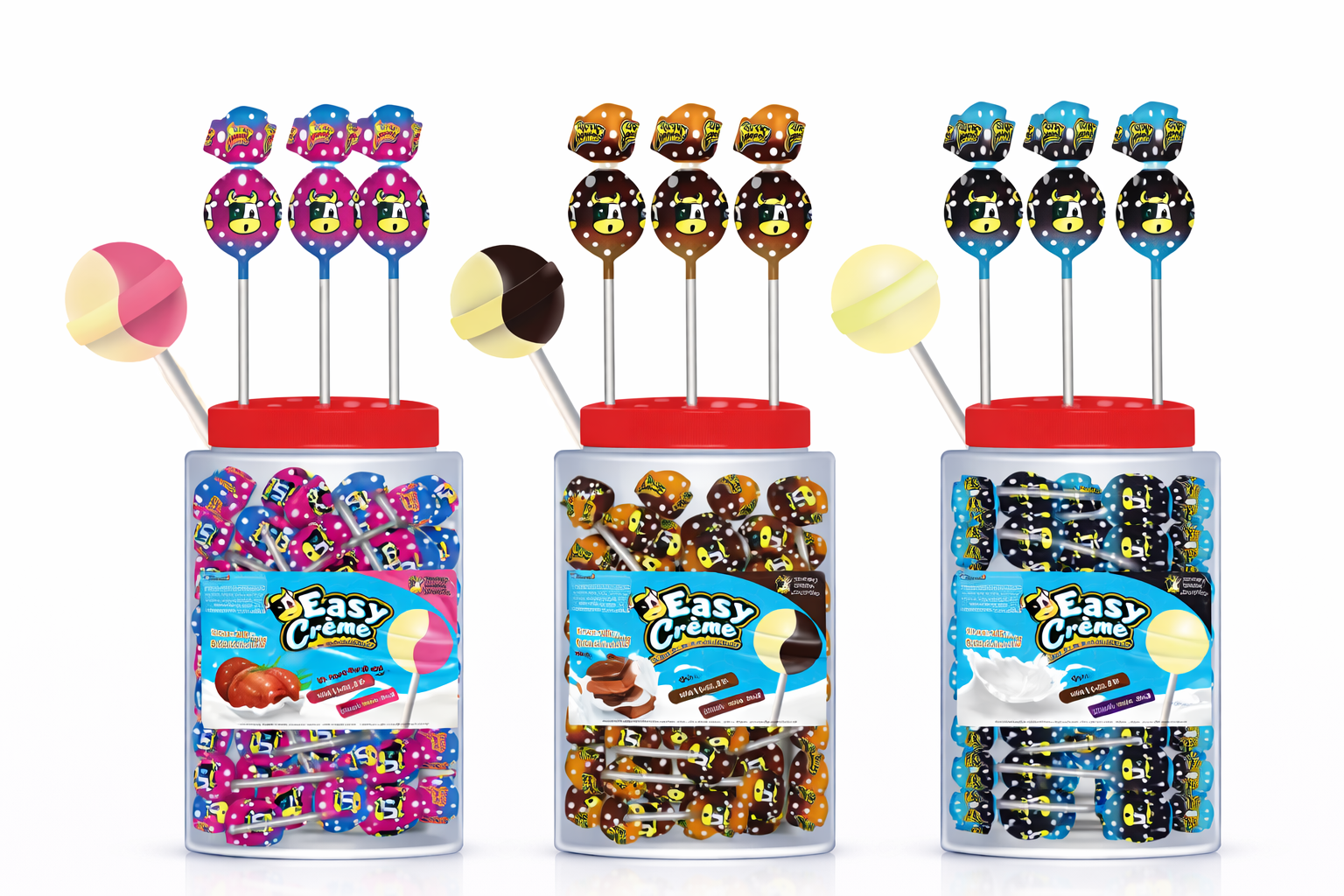 Easy pop Crème  3 aromes 