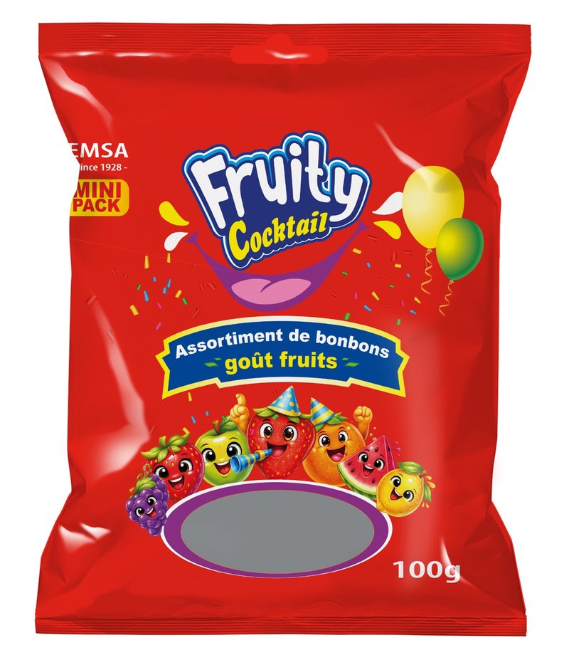 Mini fruity cocktail 