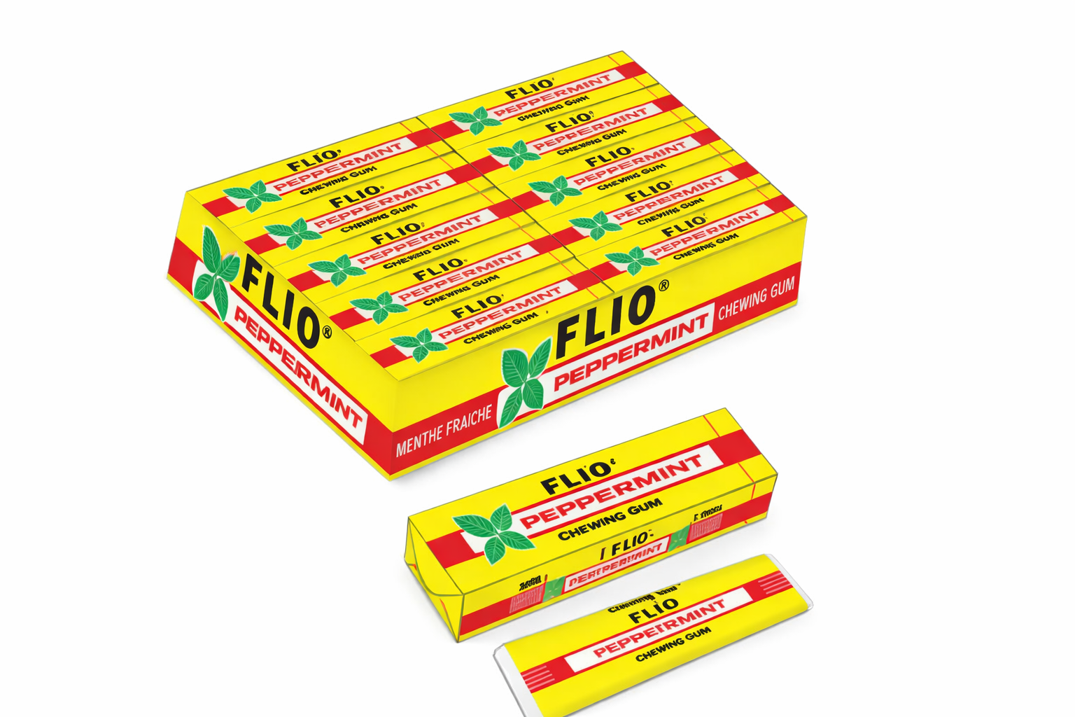 Flio chewing gum peppermint 