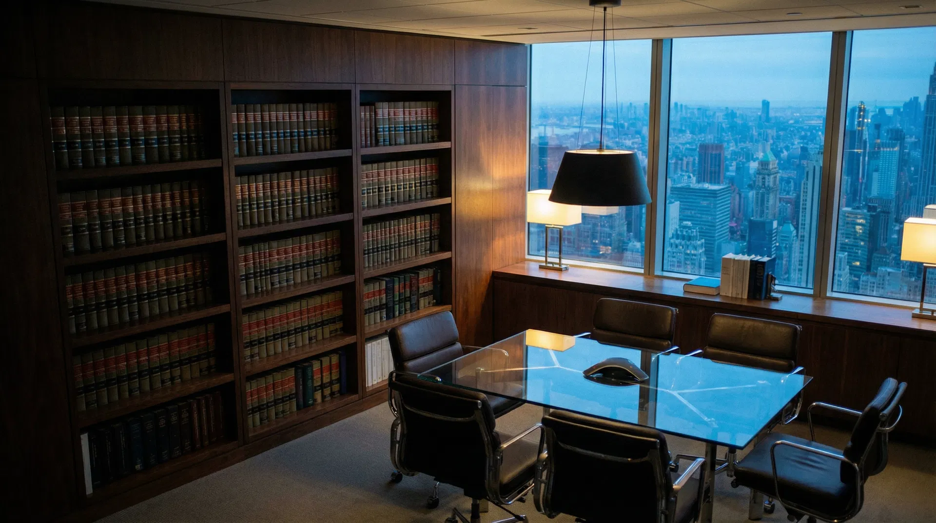 Professional law firm office