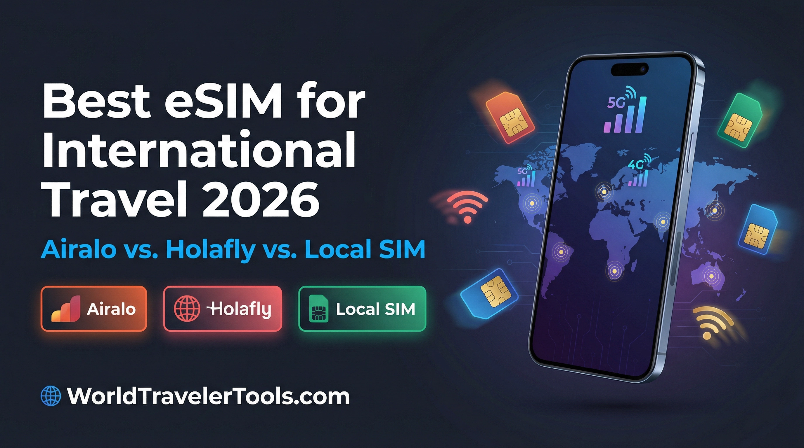 Best eSIM for International Travel in 2026: Airalo vs. Holafly vs. Local SIM