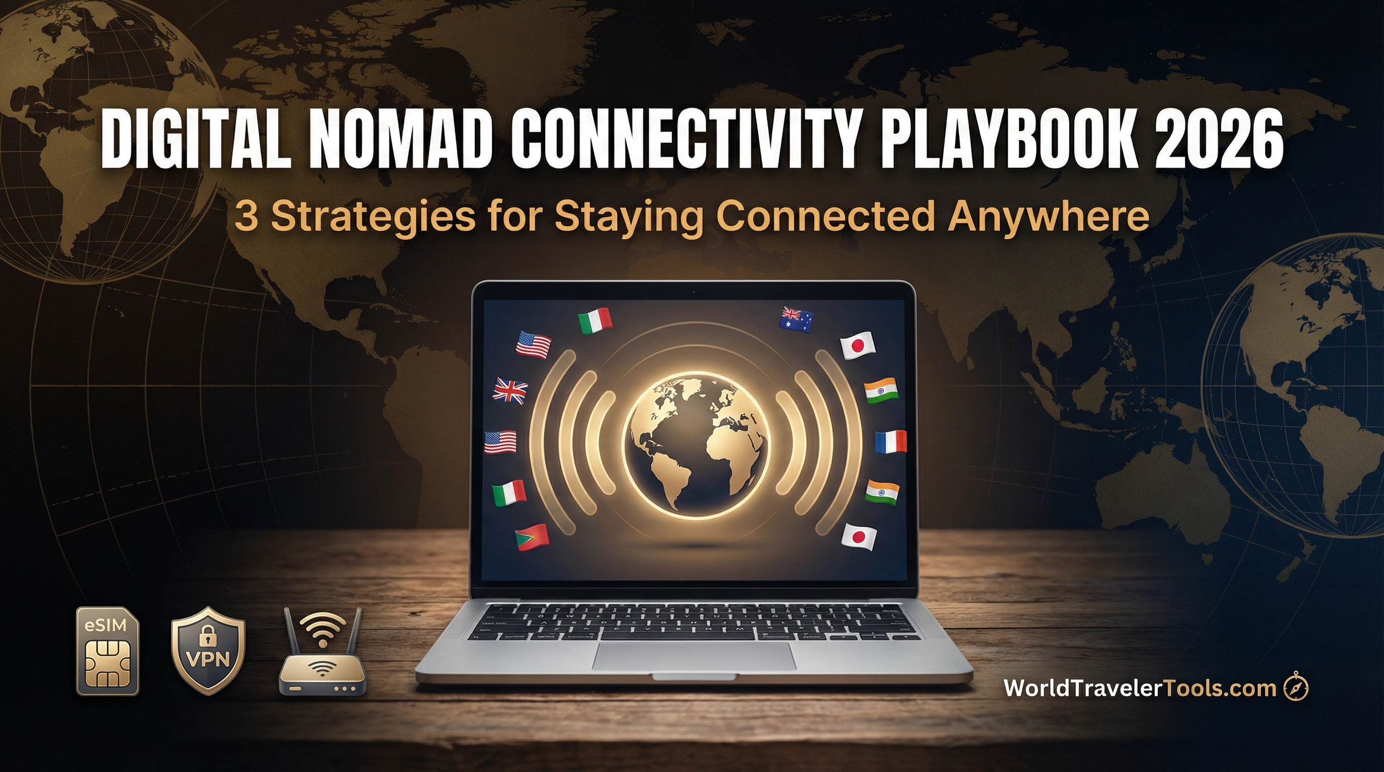 Digital Nomad Connectivity Playbook 2026: 3 Strategies for Staying Connected Anywhere