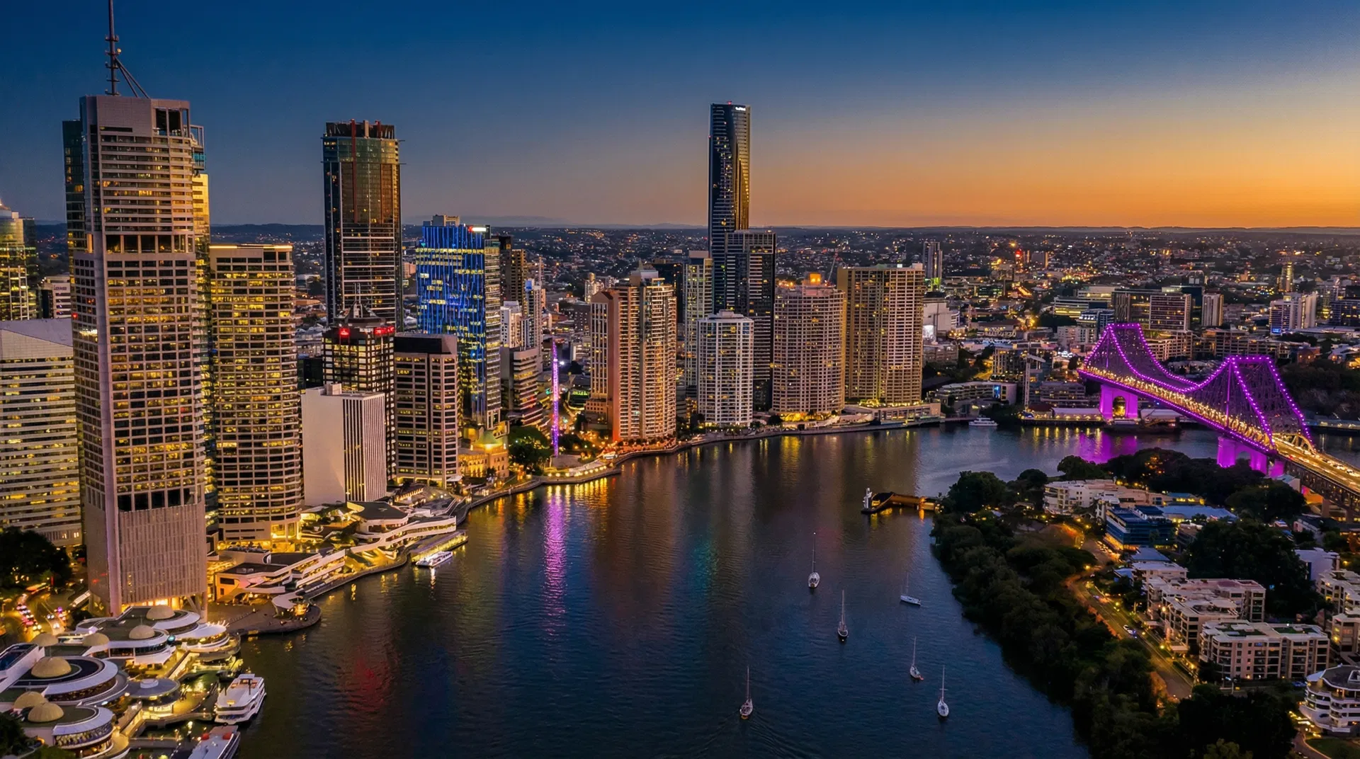 Brisbane City Skyline