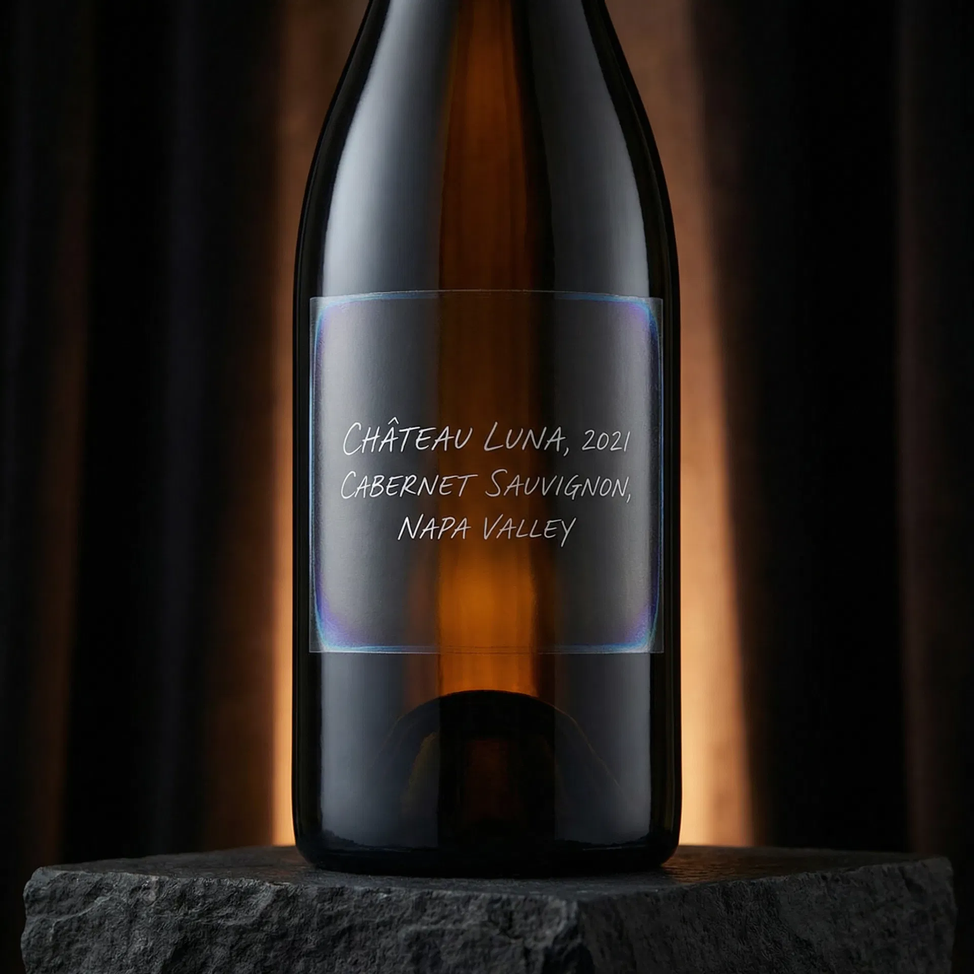 Transparent Film + White Ink