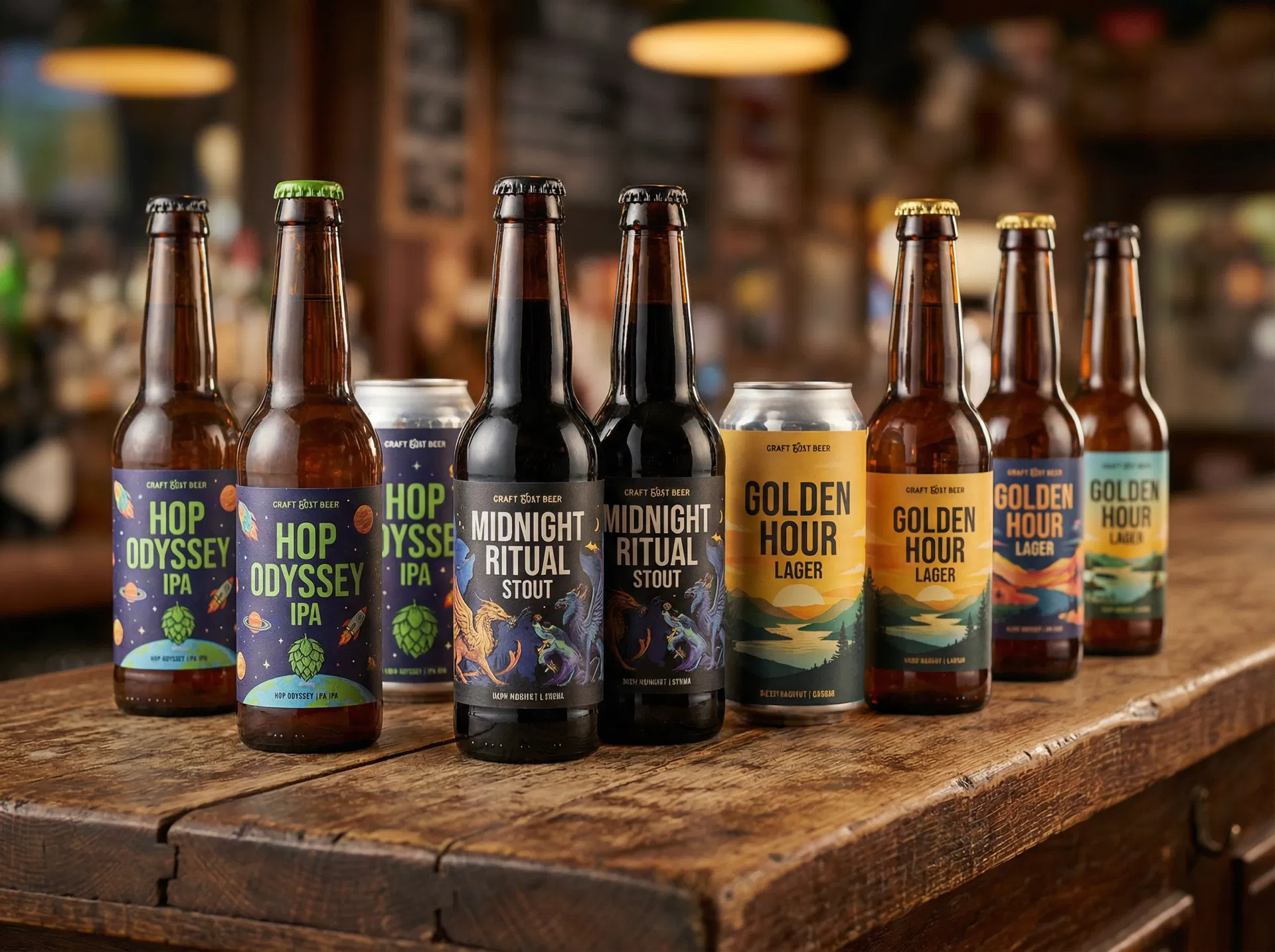 Craft beer label printing samples