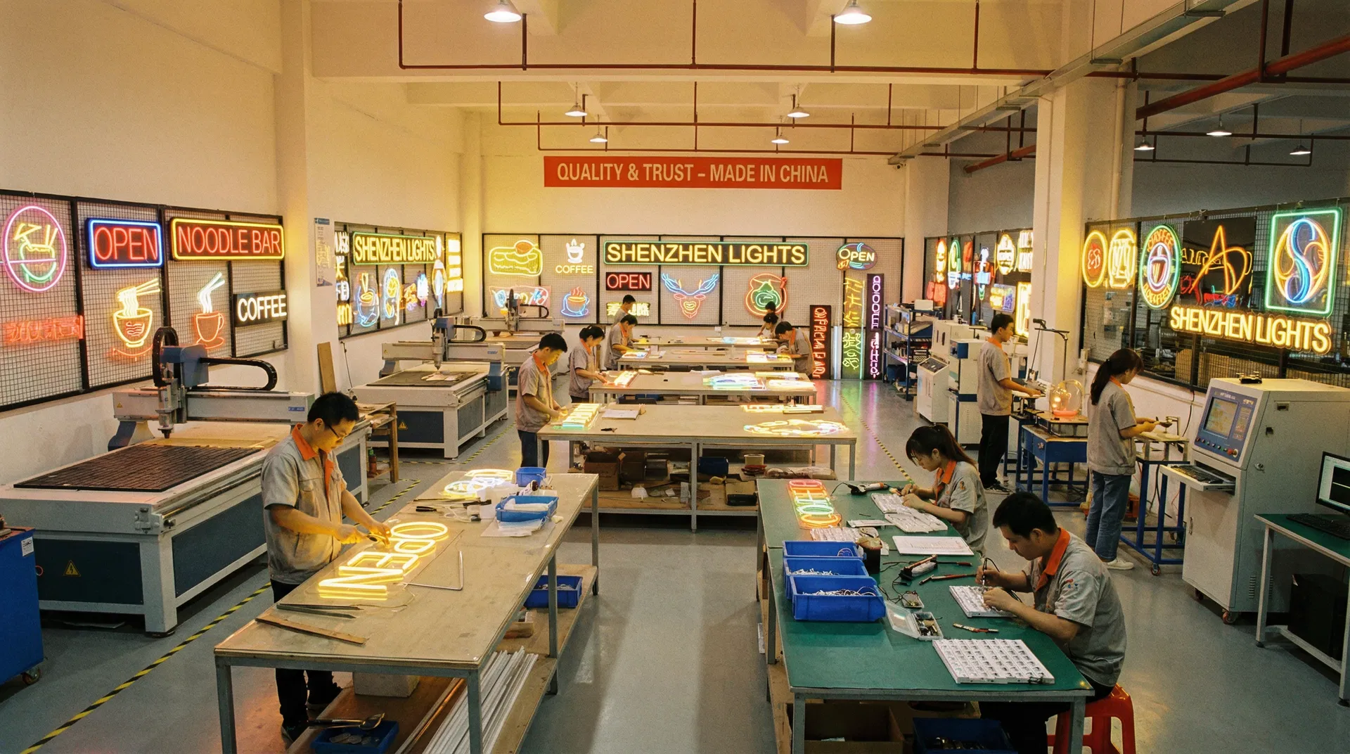 LW-Sign manufacturing factory