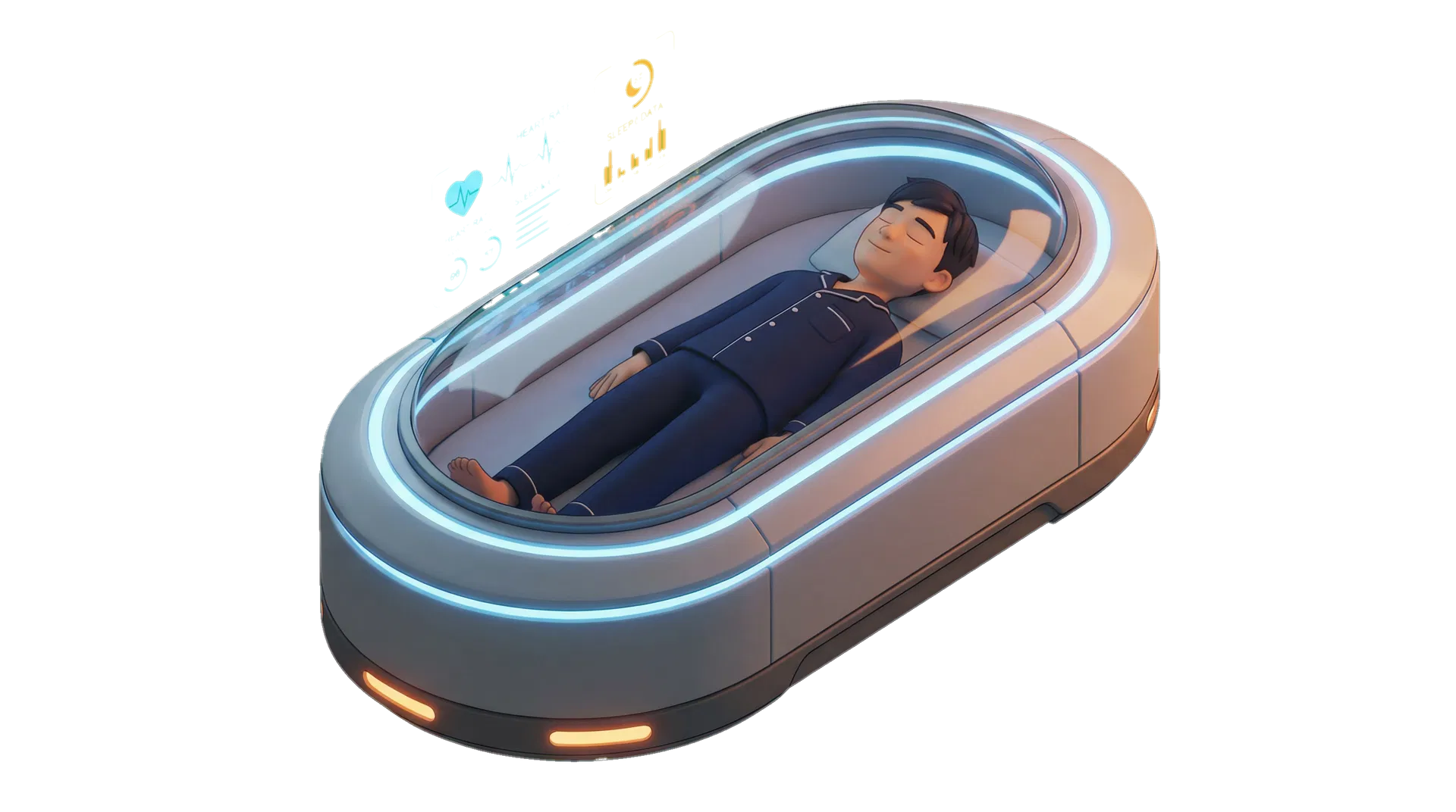 睡眠舱 - 主人正在沉睡