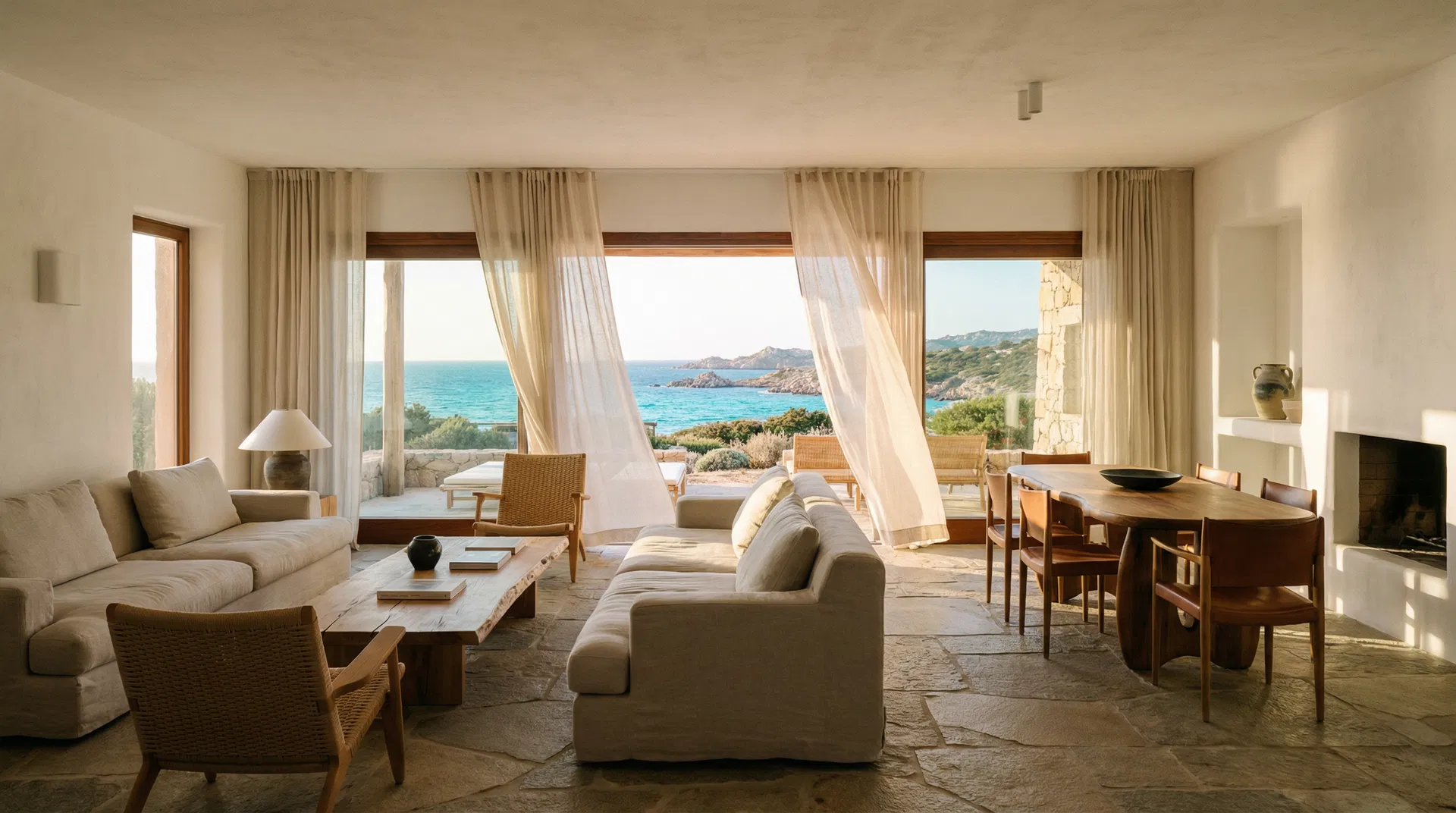 Appartamento di lusso in Sardegna con vista mare