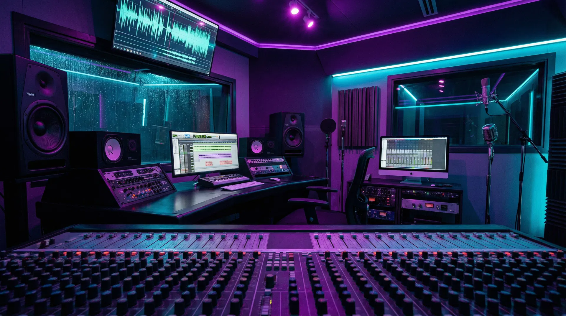 Professional music studio