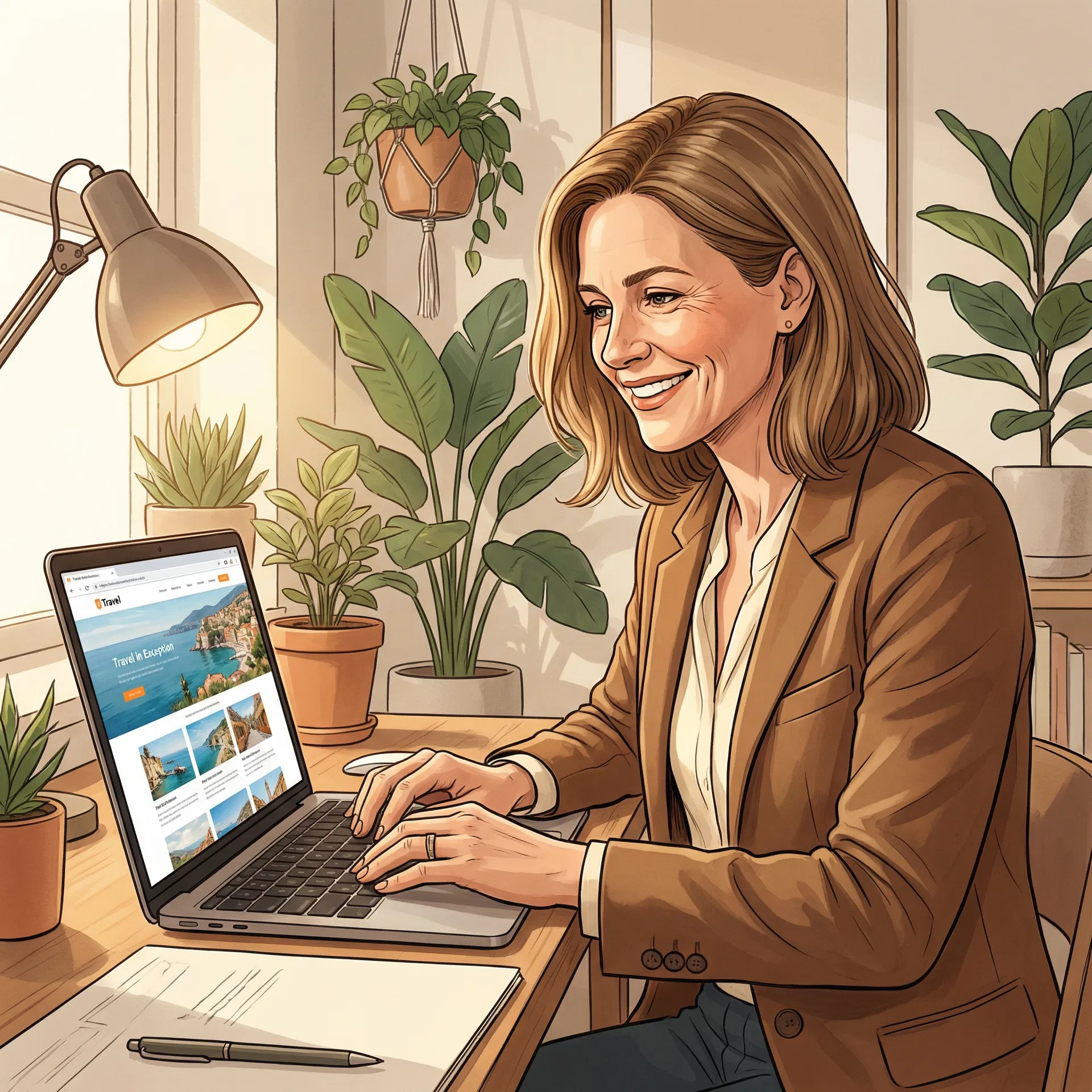 Mary Browses and Selects John's Home