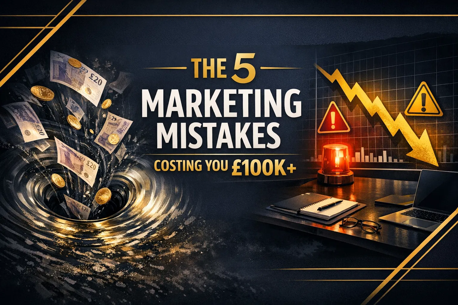 The Five Marketing Mistakes That Are Costing You £100,000+ Per Year