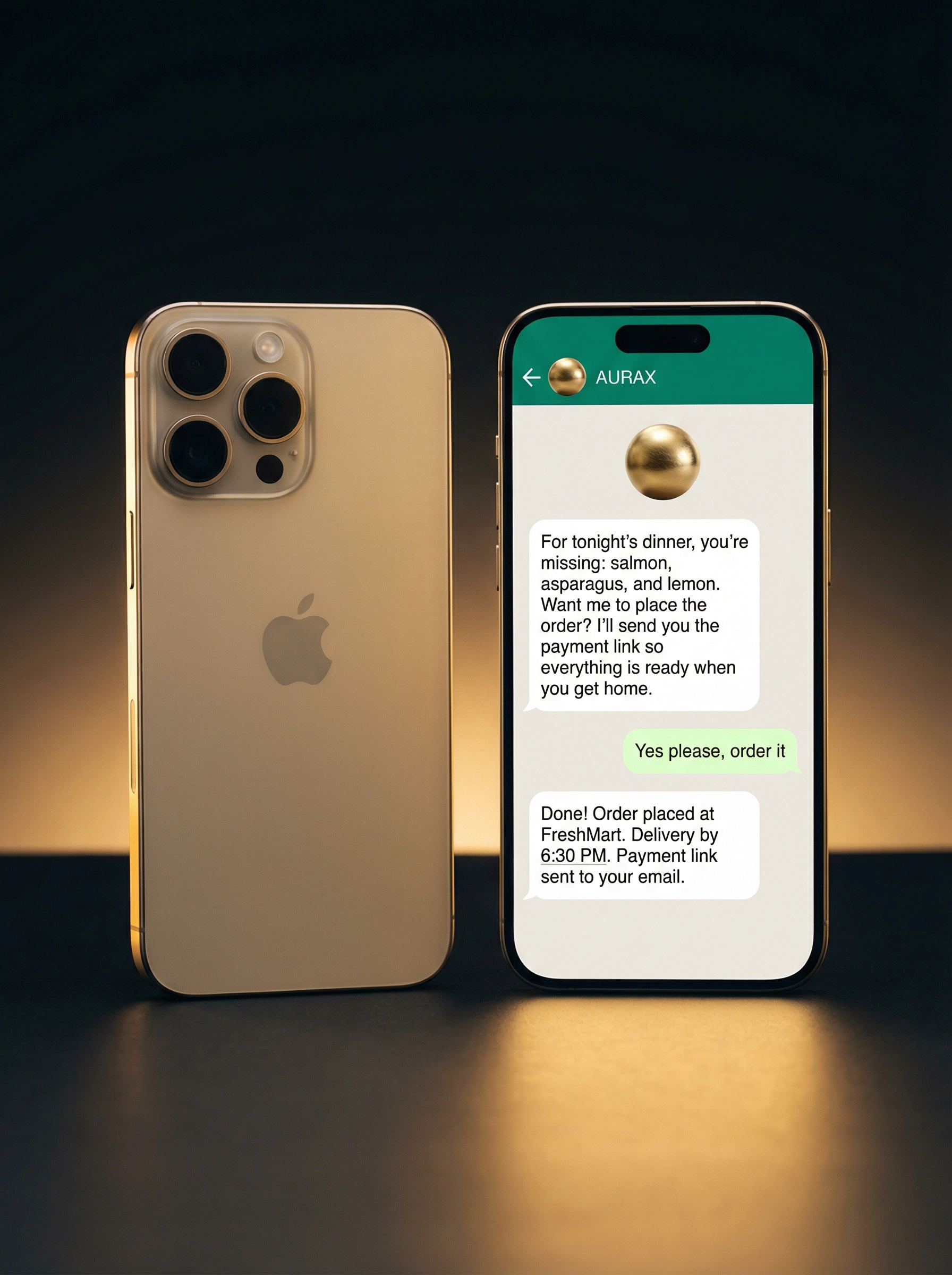 AURAX WhatsApp conversation 3