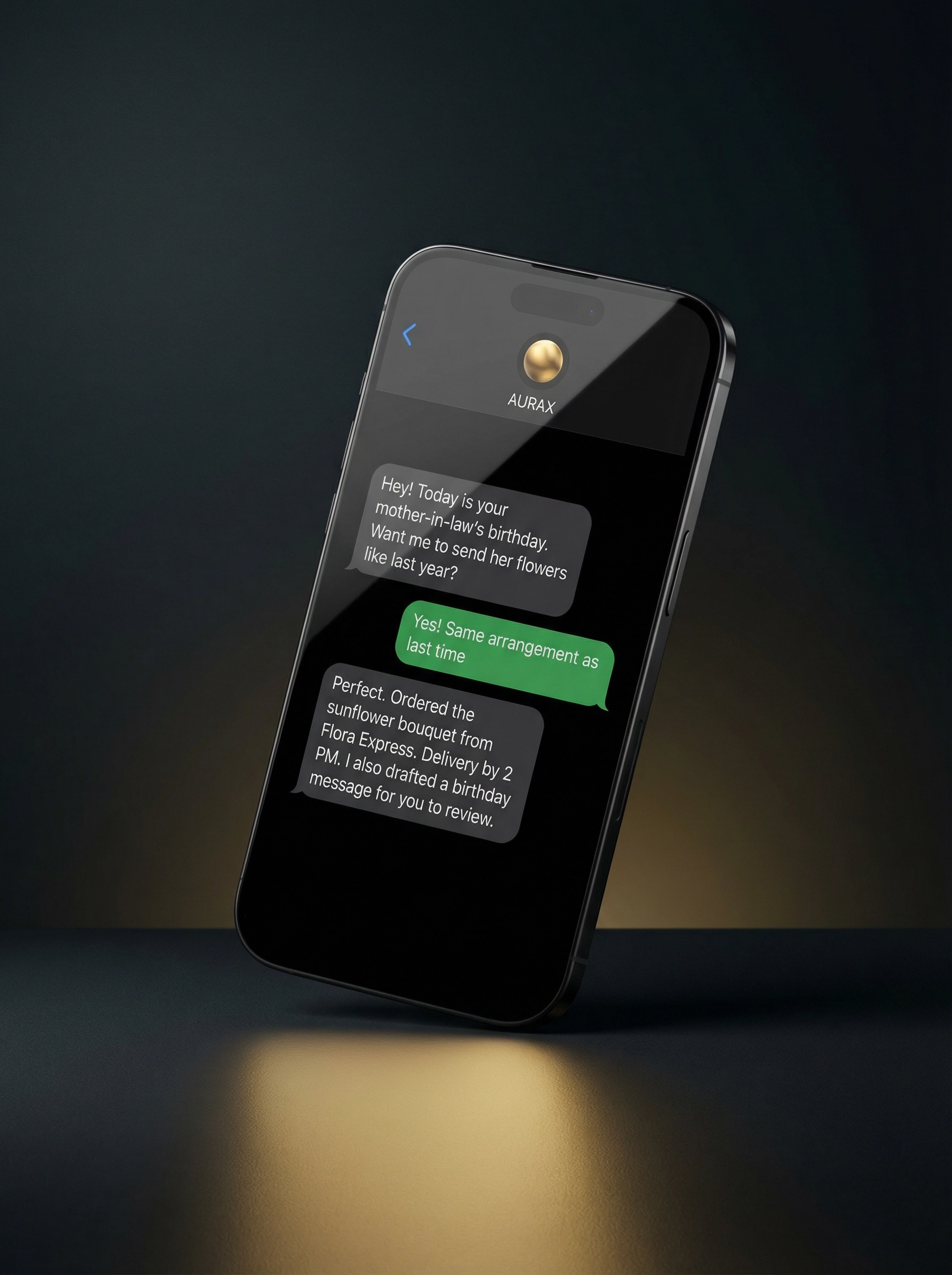 AURAX WhatsApp conversation 5