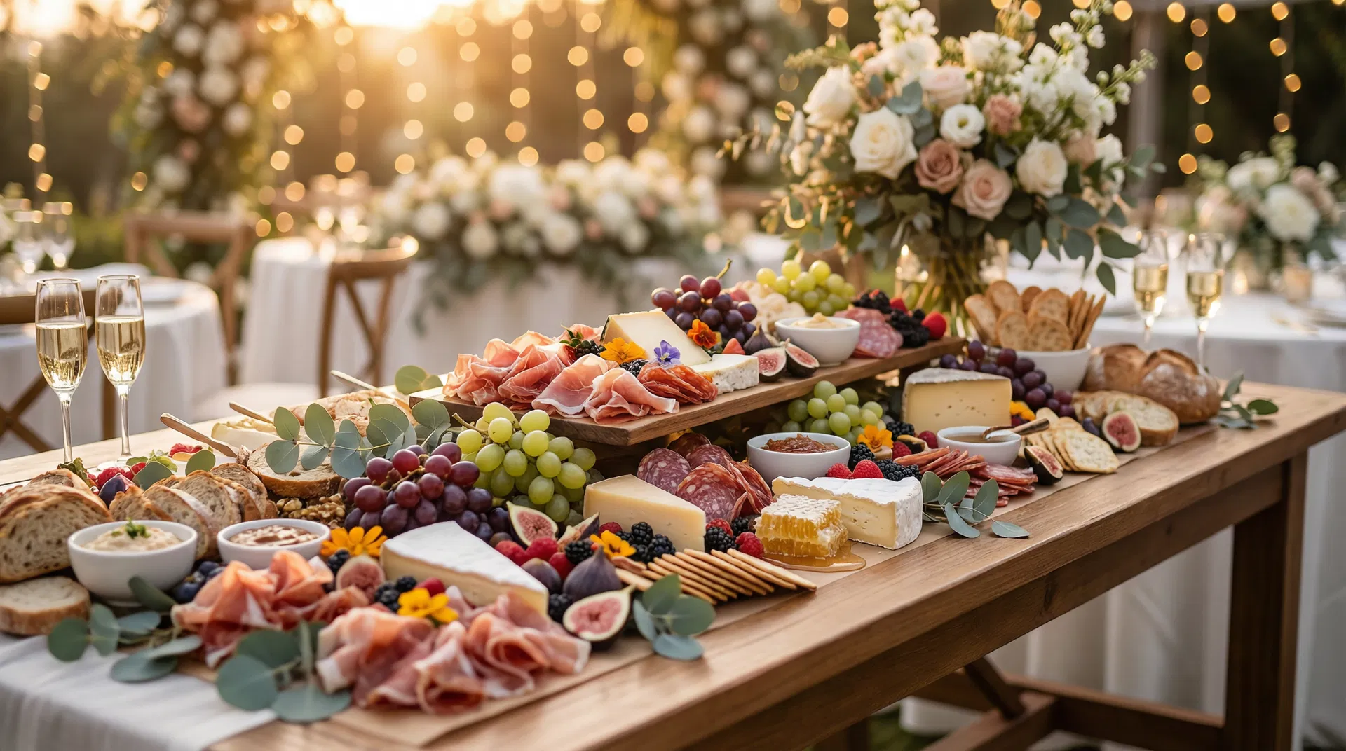 Wedding grazing table