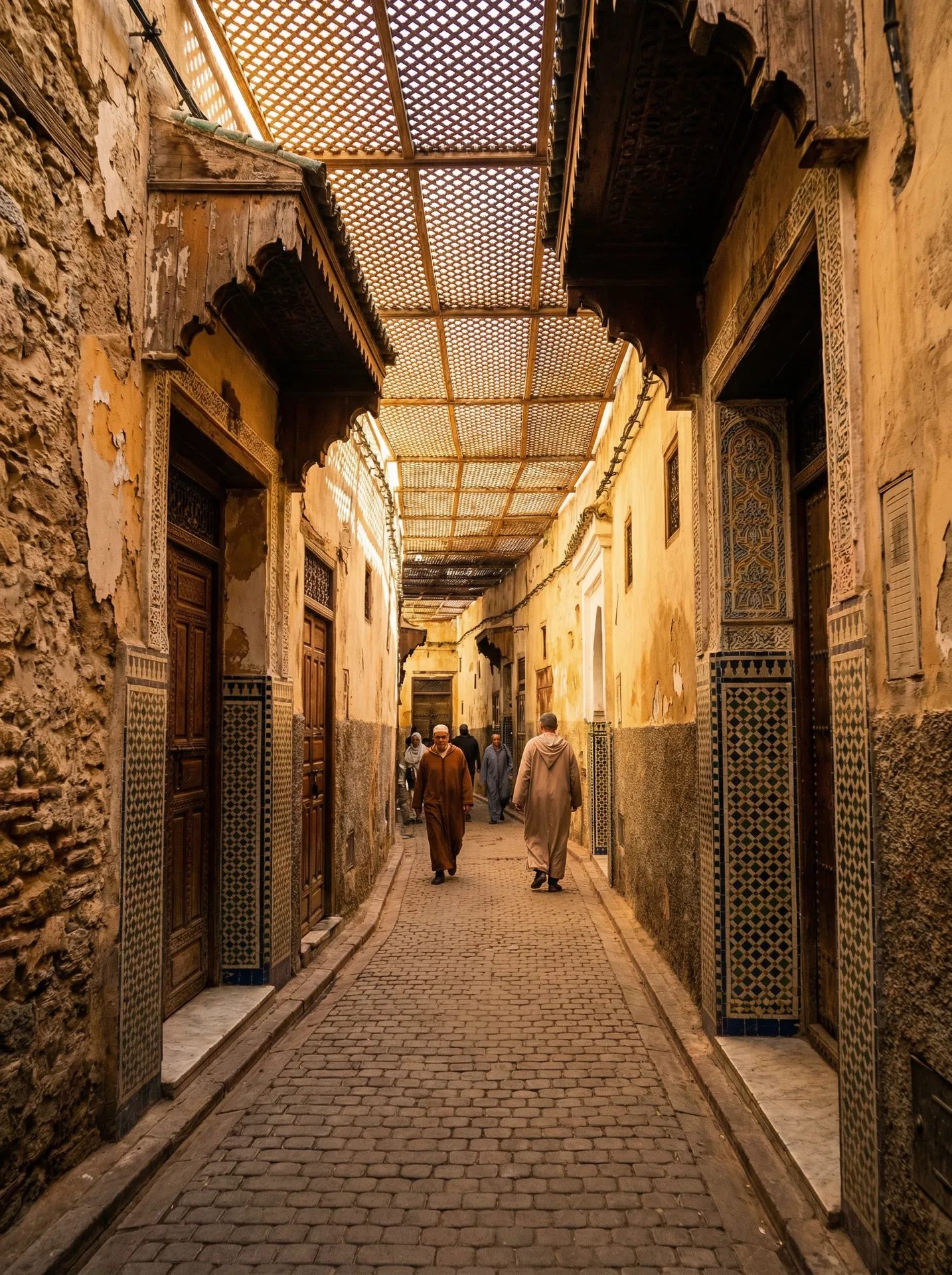 A medina alley in Morocco