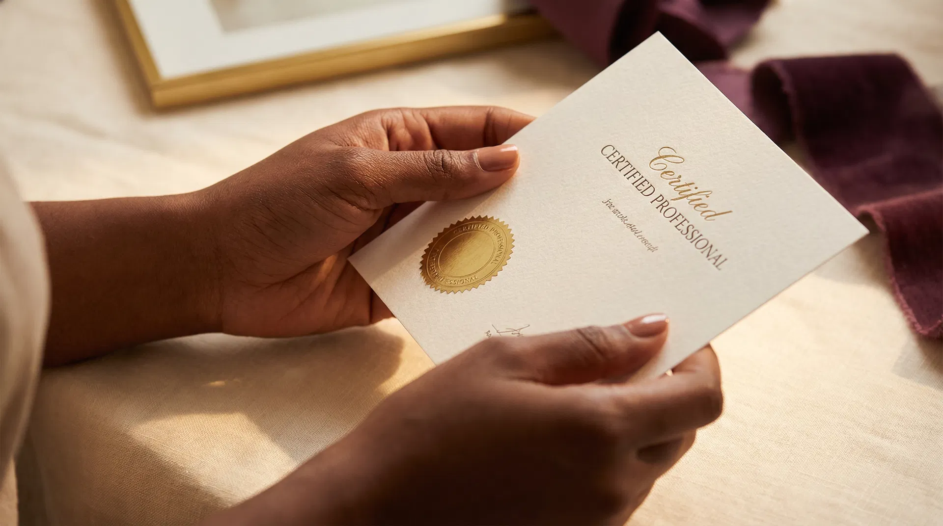 Professional certification