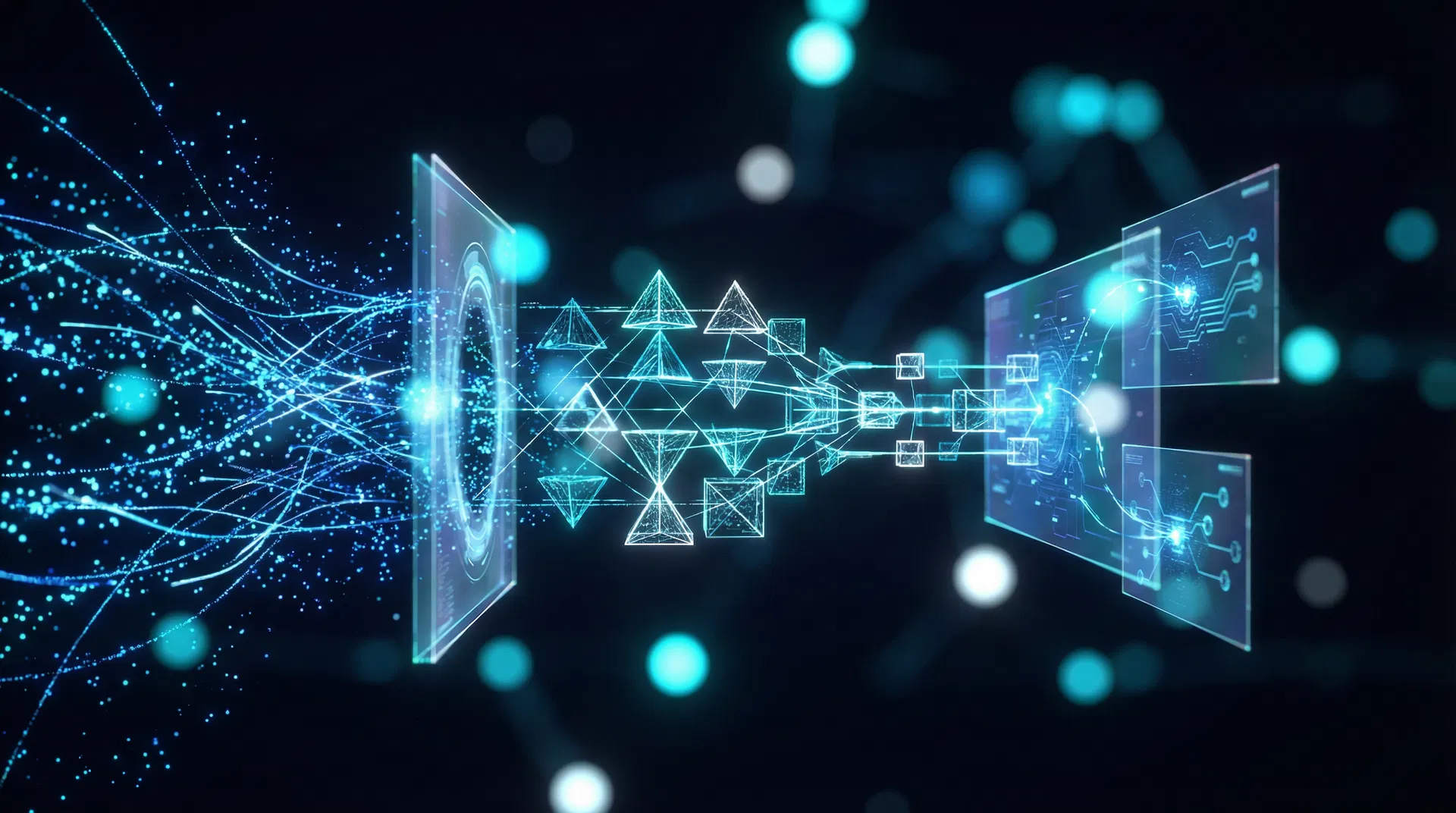 AI data transformation visualization