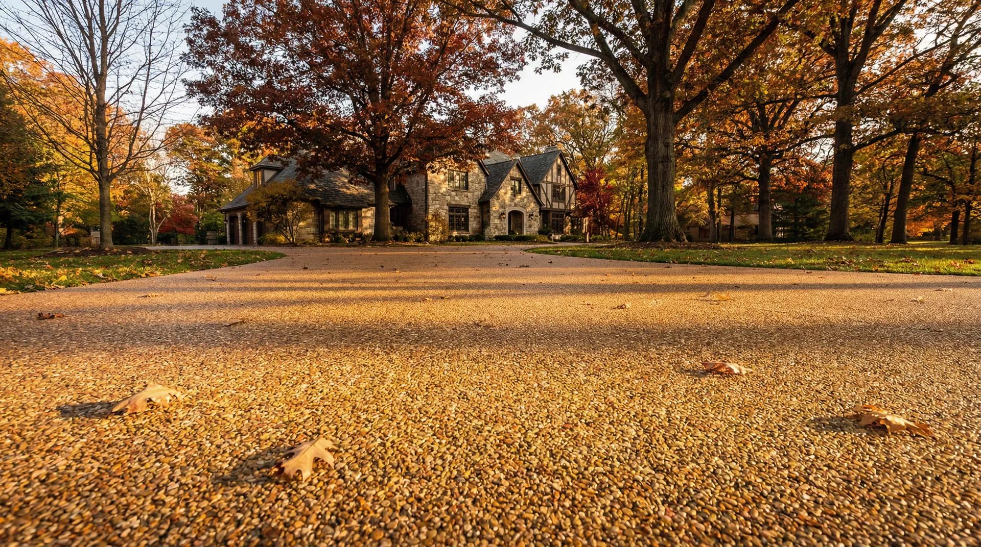 Beautiful Vuba Stone resin-bound driveway