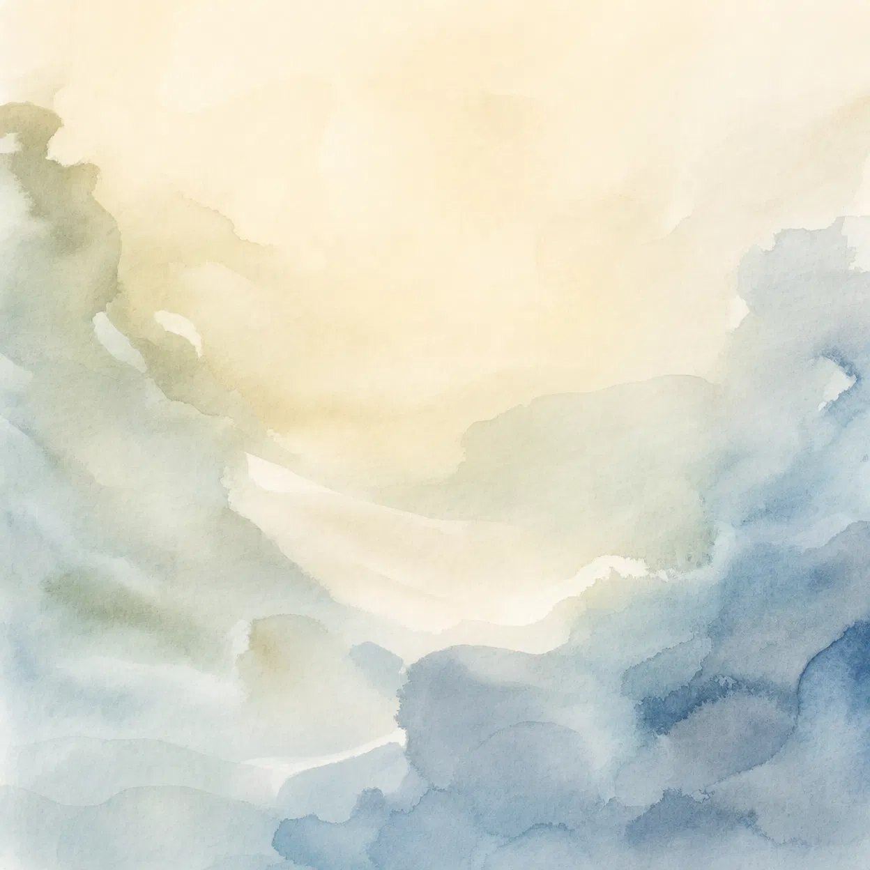 Abstract calm watercolor