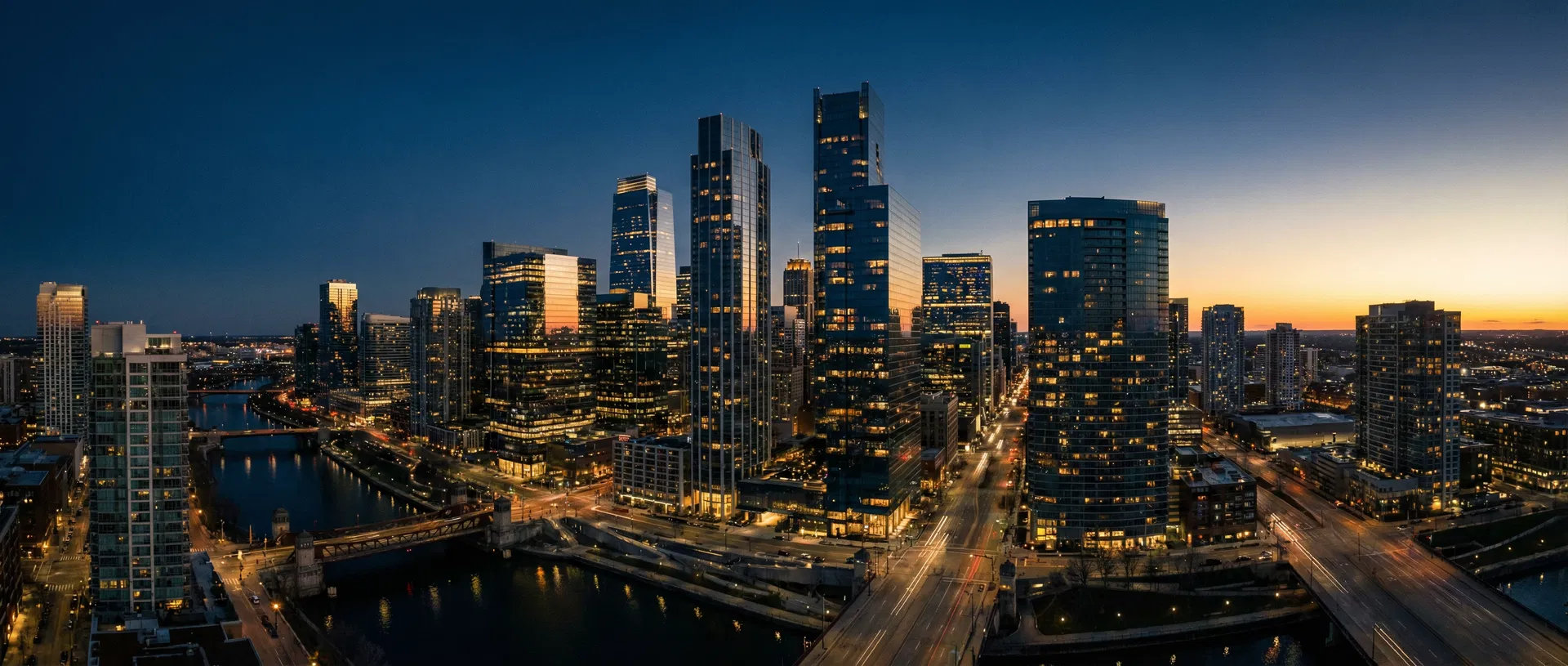 Commercial real estate skyline