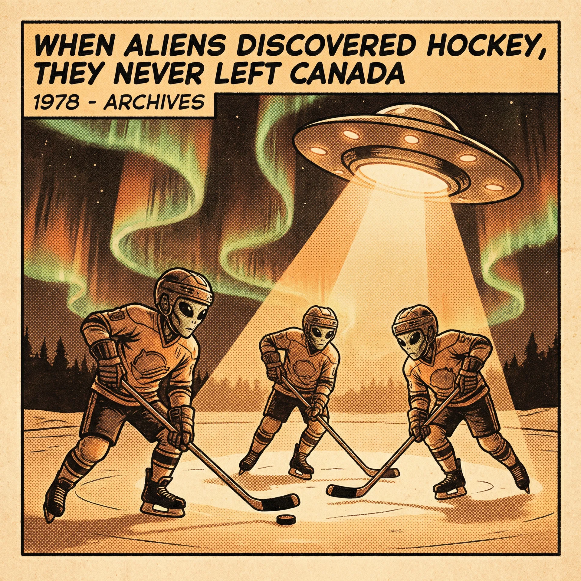 When Aliens Discovered Hockey, They Never Left Canada