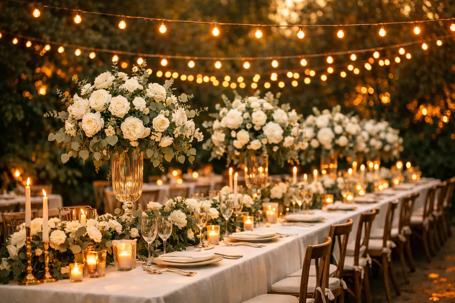 Elegant event setup