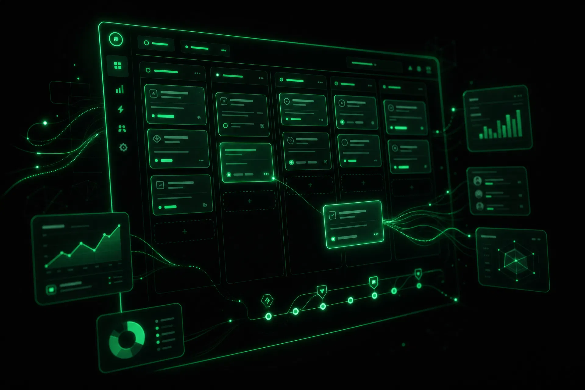 Product management dashboard