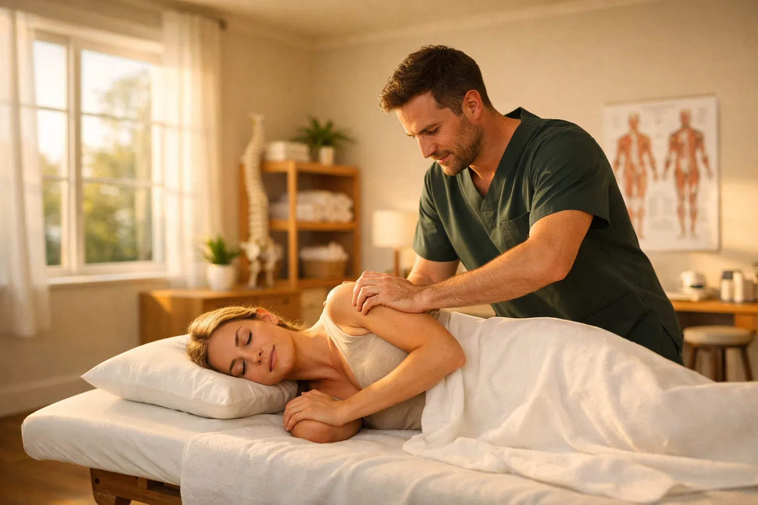 Neck pain physiotherapy treatment at Interlink Physiotherapy Ancaster