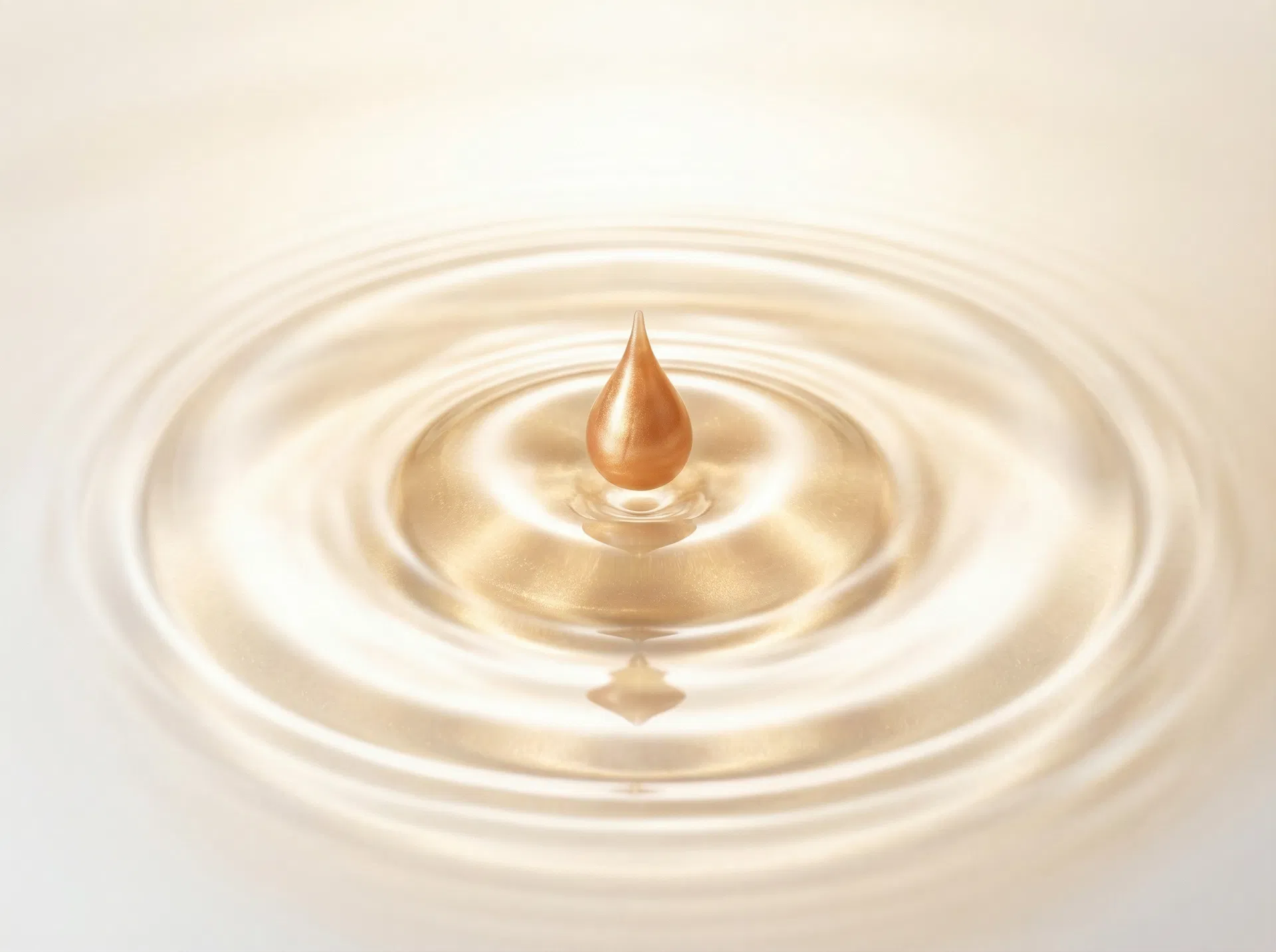 Golden serum drop