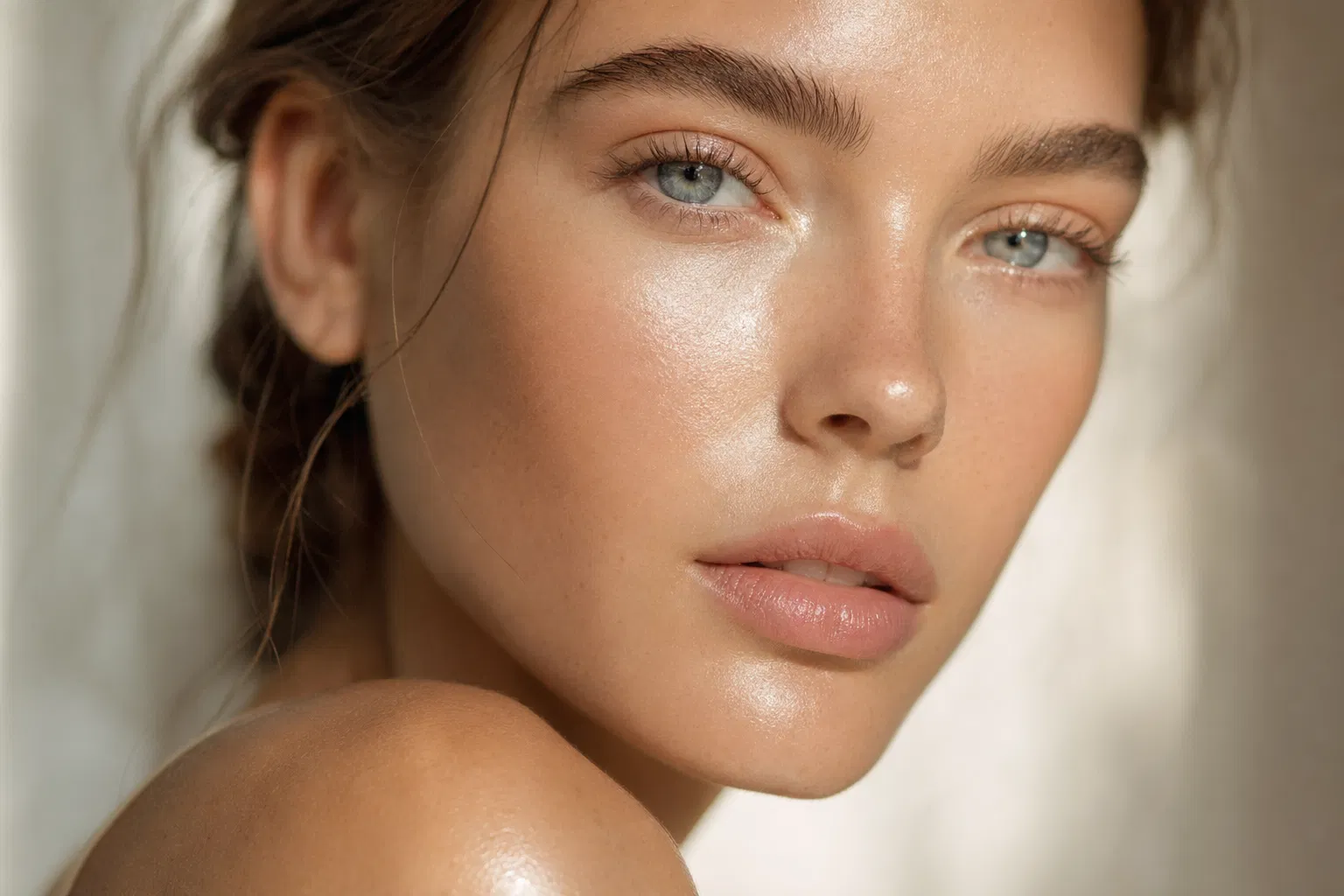 Glowing skin after micro infusion treatment