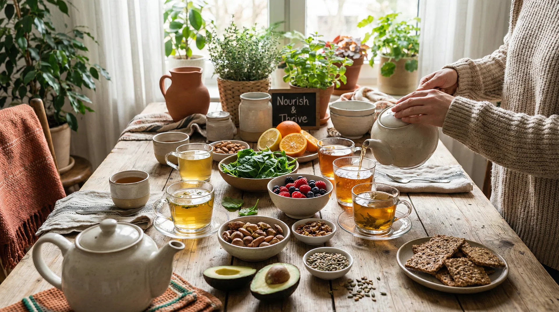 Terapia Alimentar: O Poder do Chá e da Nutrição