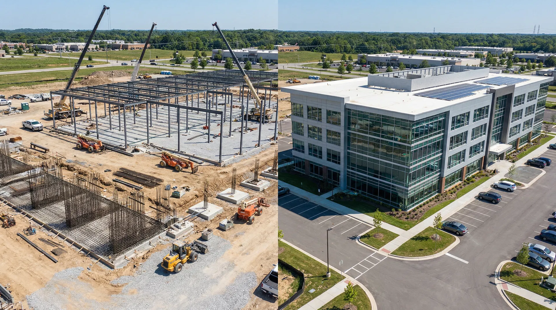 Construction progress comparison