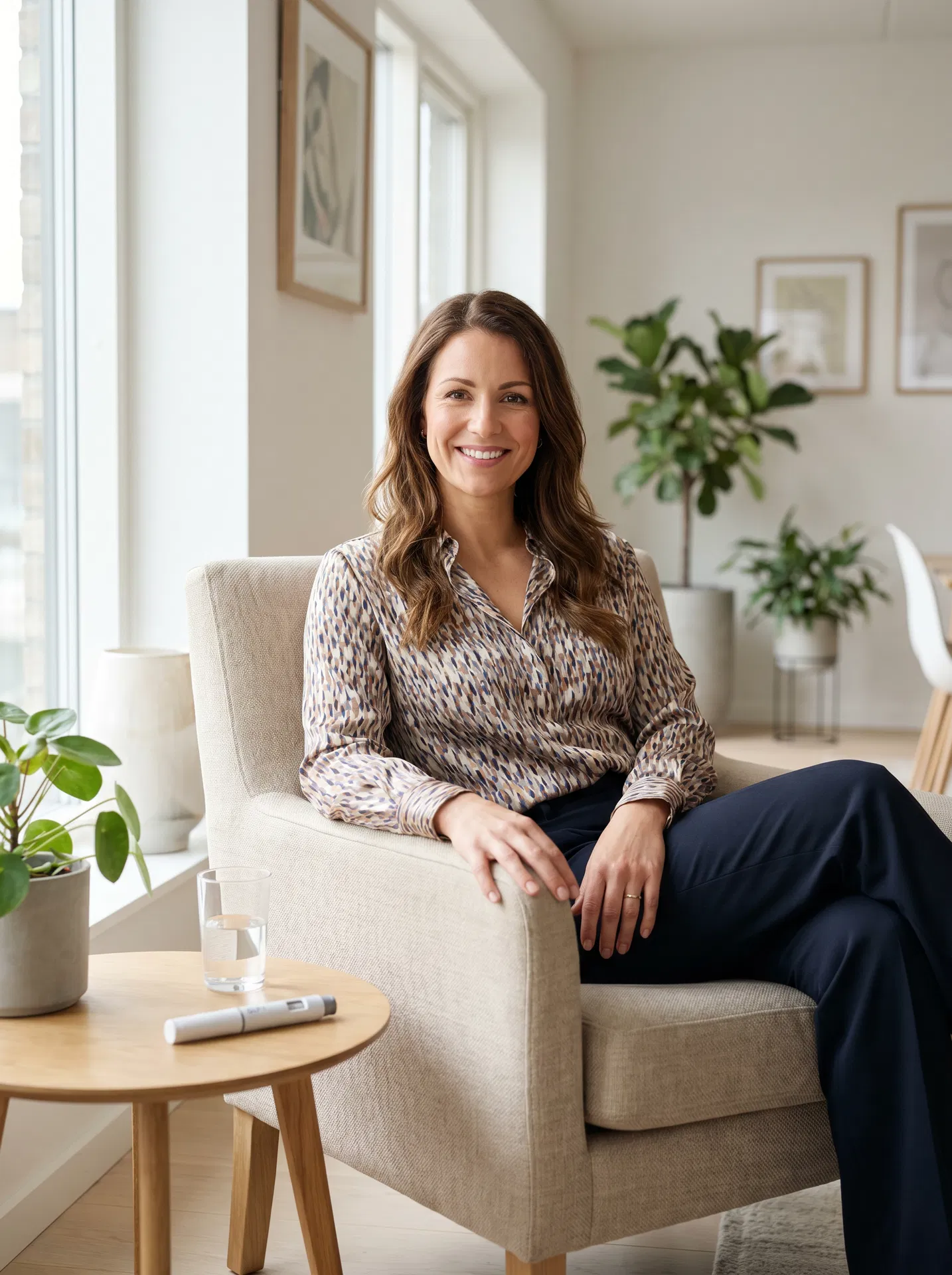 GLP-1 weight loss telehealth illustration