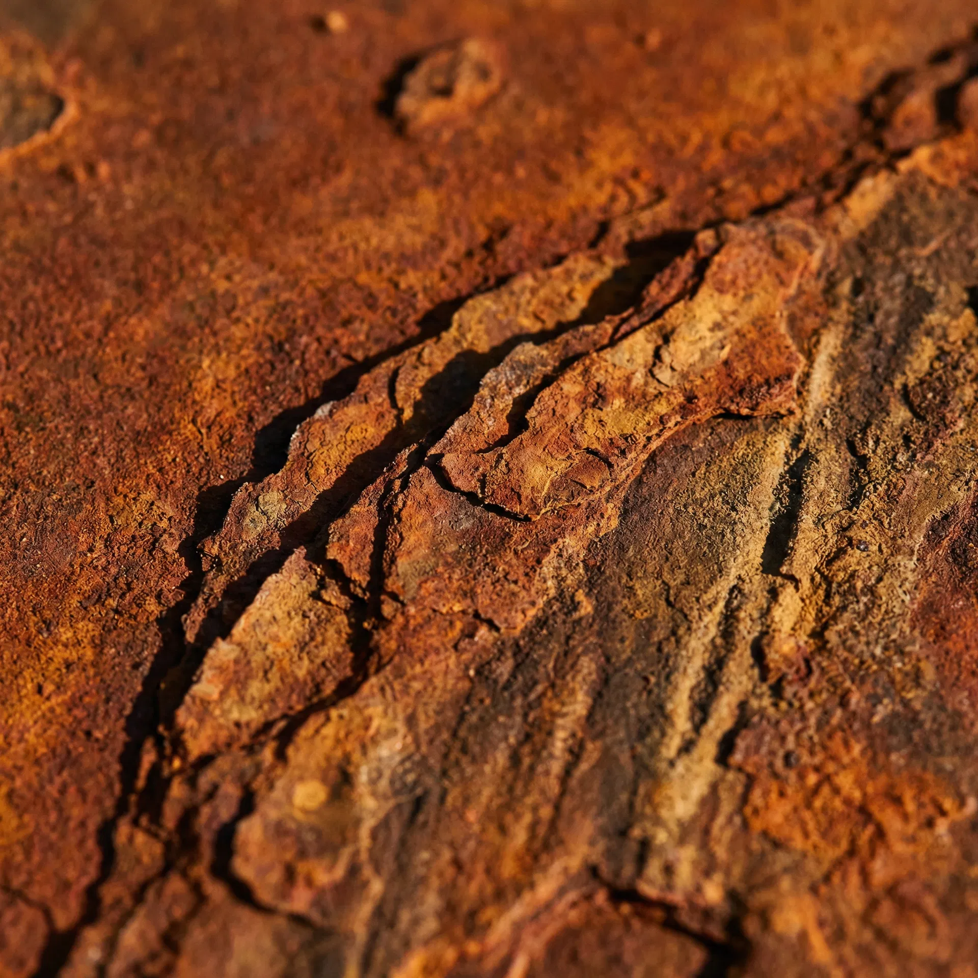 Weathered Corten steel — strength through exposure