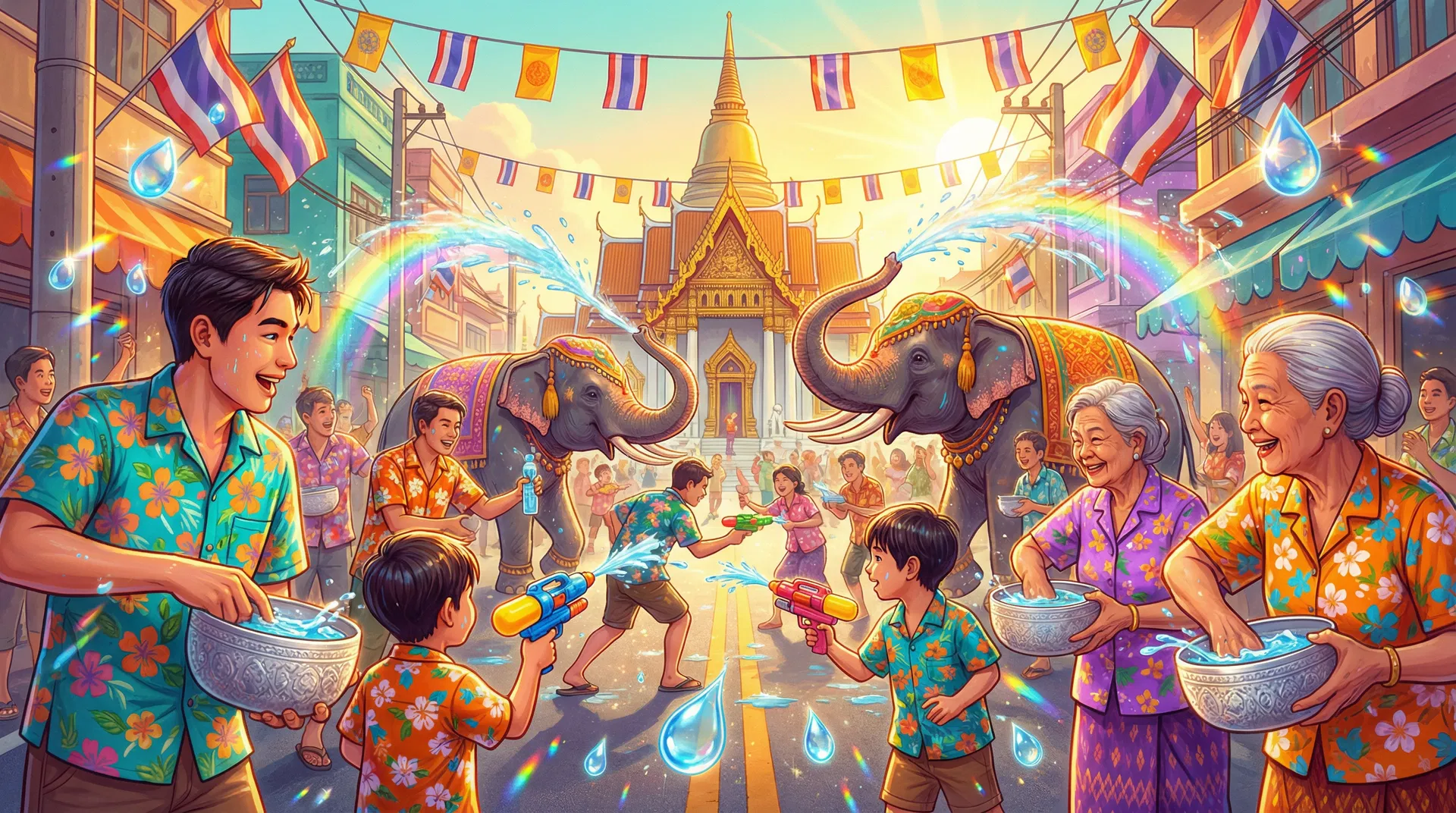 เทศกาลสาดน้ำสงกรานต์