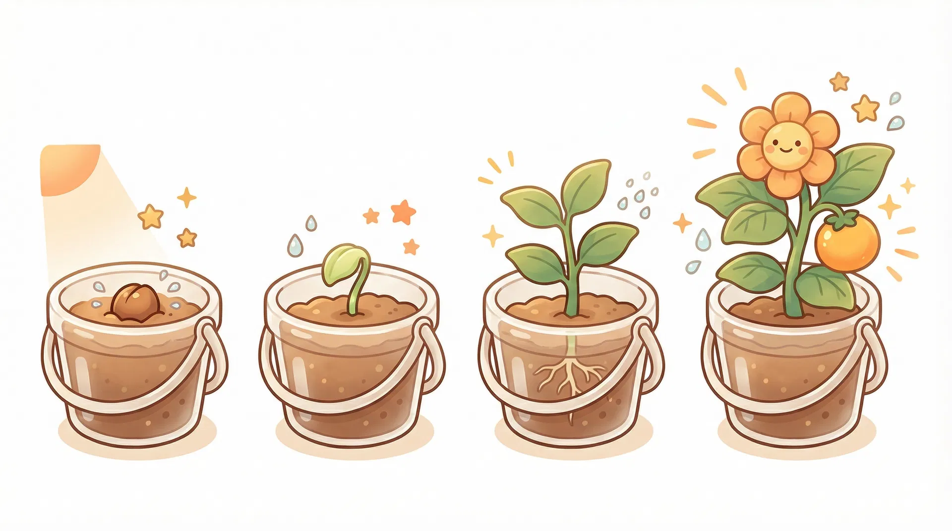 植物生长步骤图