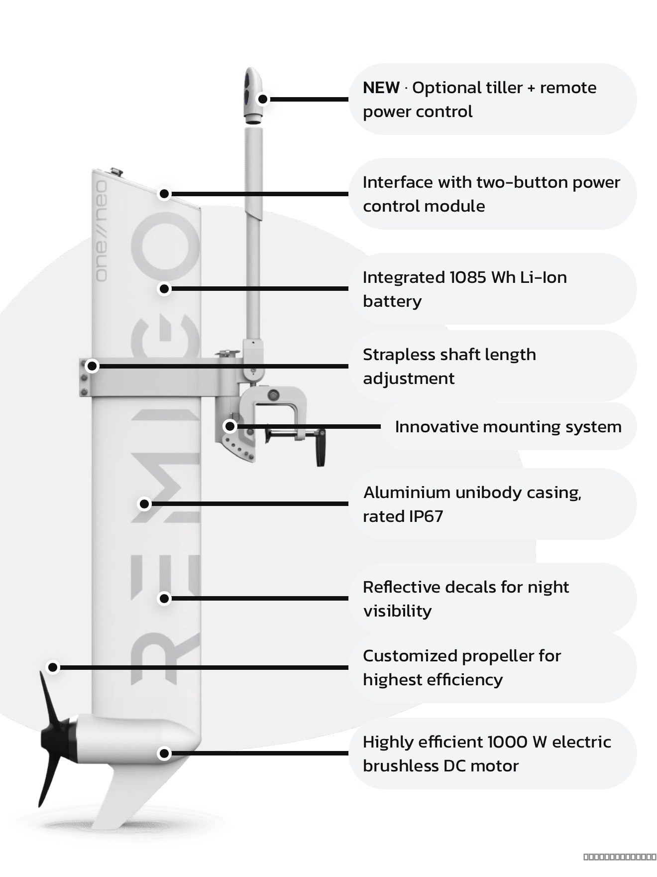 Remigoone neo 1500watt Elektrikli Motor fotoğraf 4