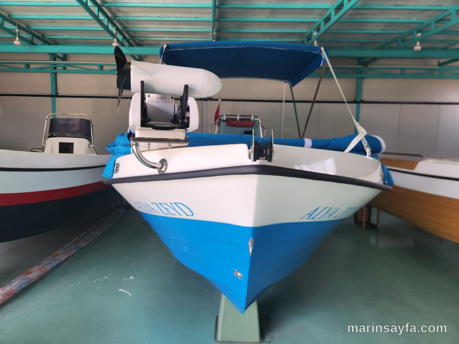 Sıfır ayarında 7 kişilik balıkçı teknesi fotoğraf 5