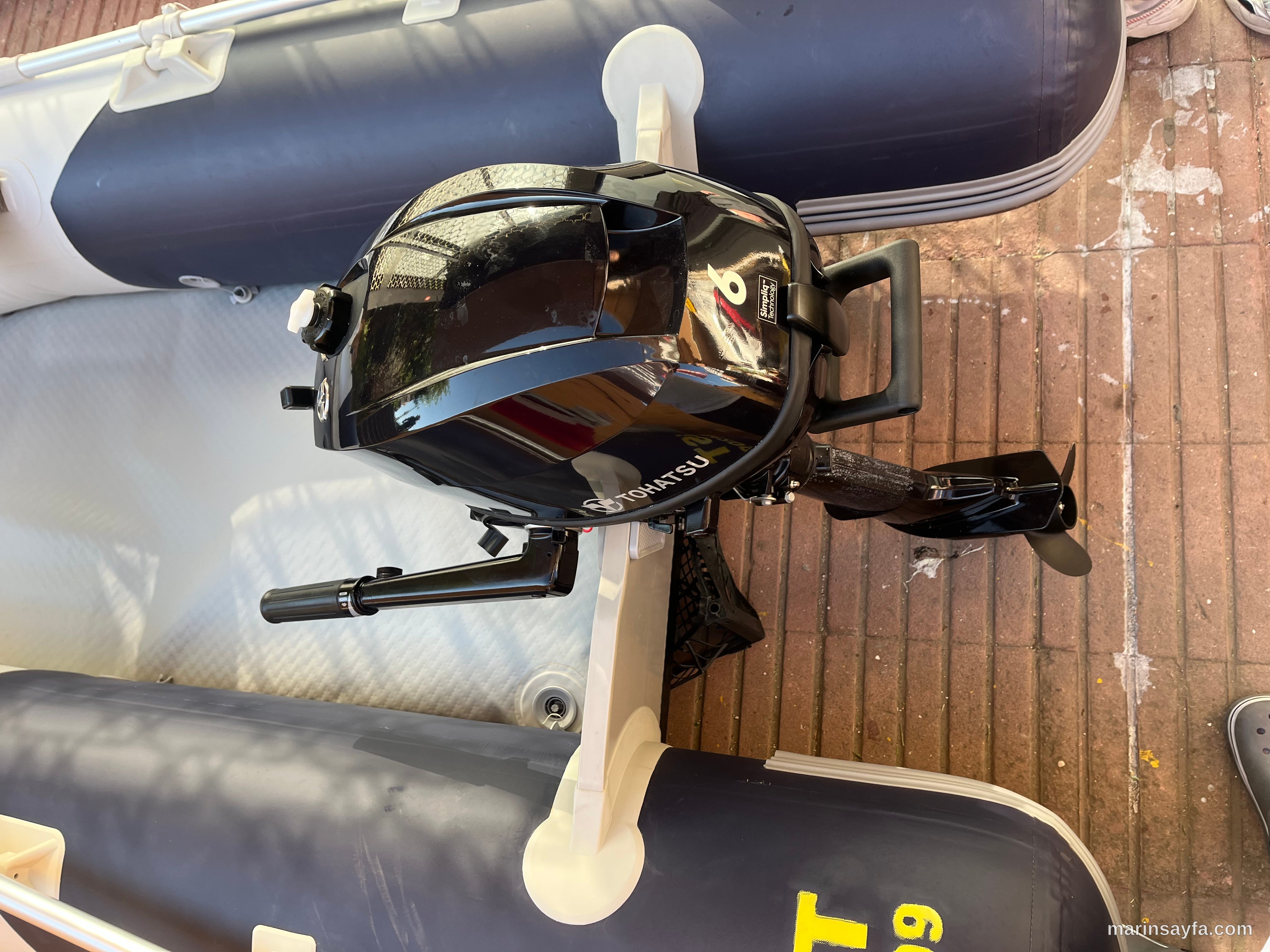 XCAPE 2.70 6HP TOHATSU SIFIRDAN FARKSIZ LIMAN KAYITLI fotoğraf 2