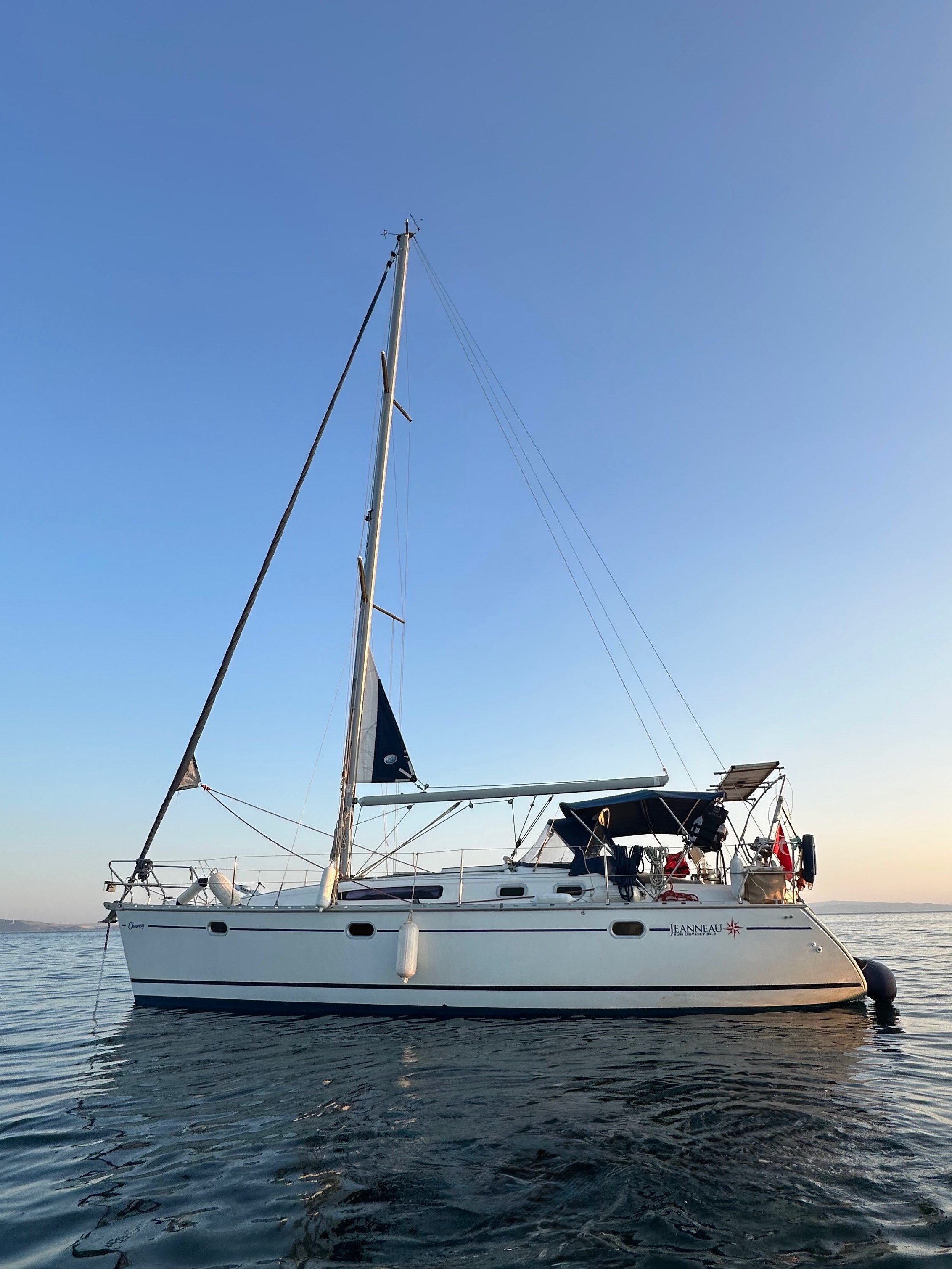 Jeanneau Sun Odyssey 34.2 - 3 Kabin - Sarma Yelken - Türk Bayrak