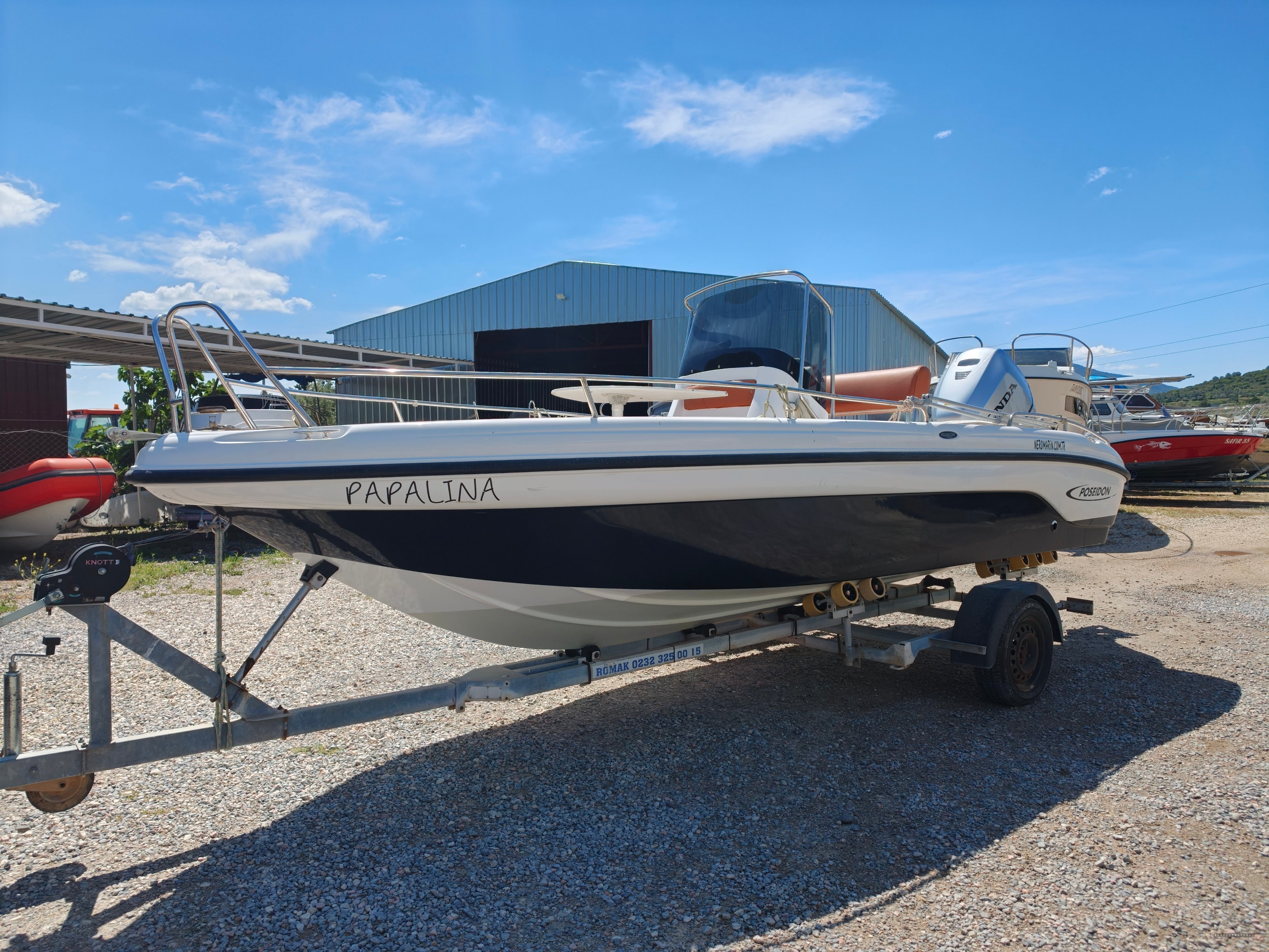 Yeriyle, Poseidon RANIERI 540, orjinal Yunan, Honda 115