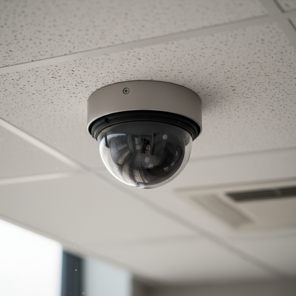 Sammenligning af billedkvalitet fra et 4K og et 2K overvågningskamera med fokus på detaljer