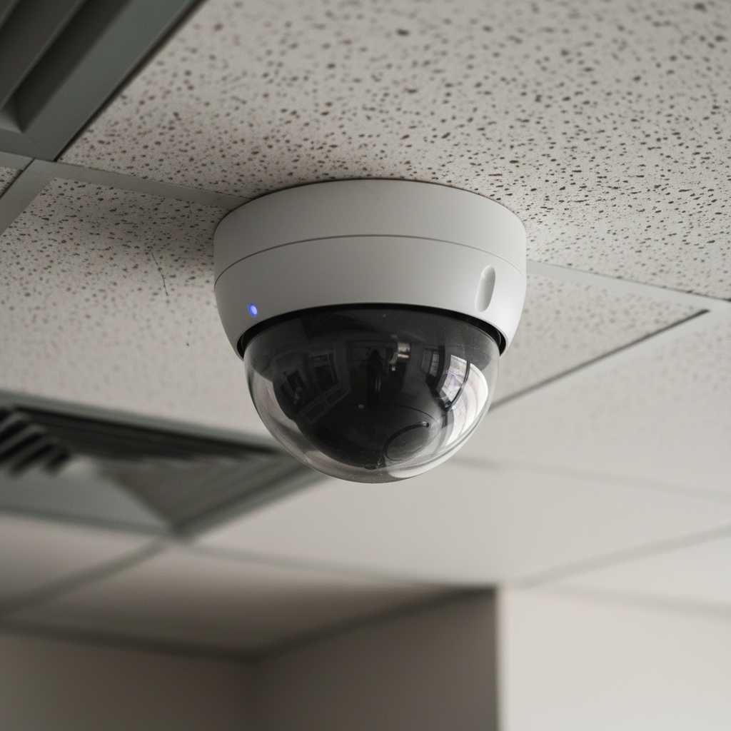 Sammenligning af billedkvalitet fra 4K og 2K overvågningskameraer, der viser detaljeforskel