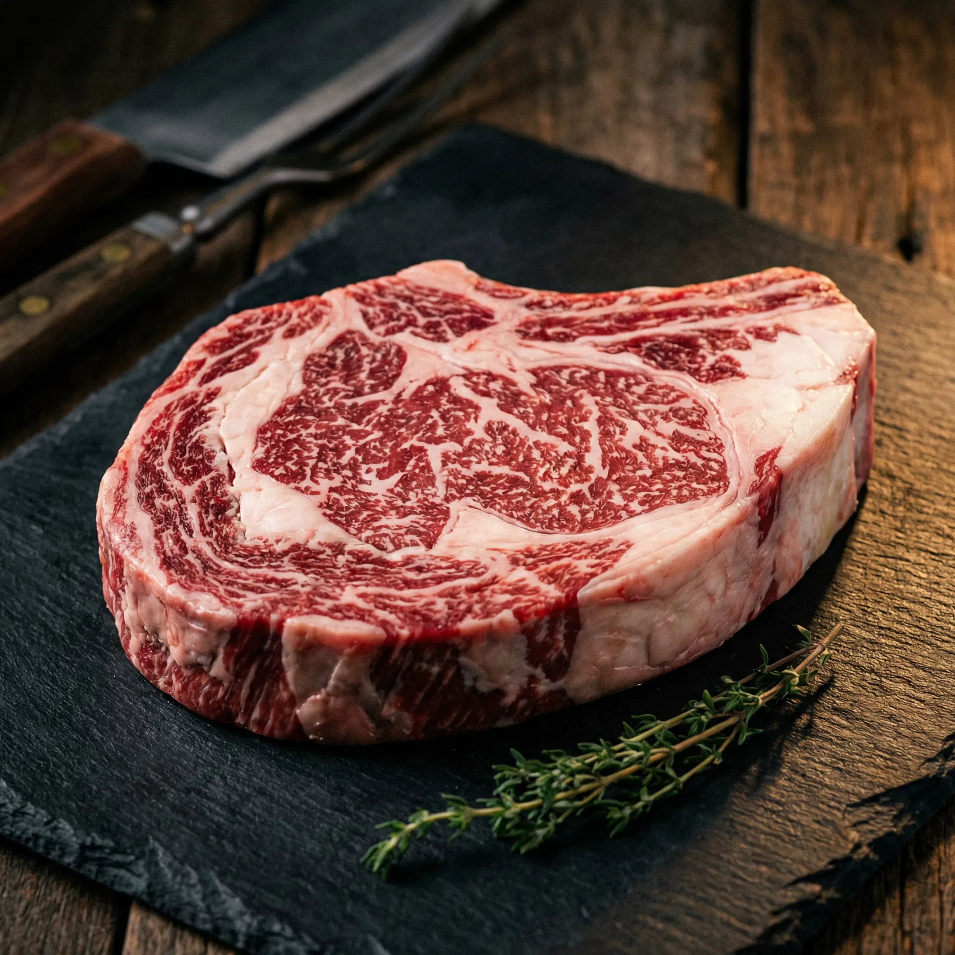 Stone Axe Full Blood Wagyu Ribeye MB9+