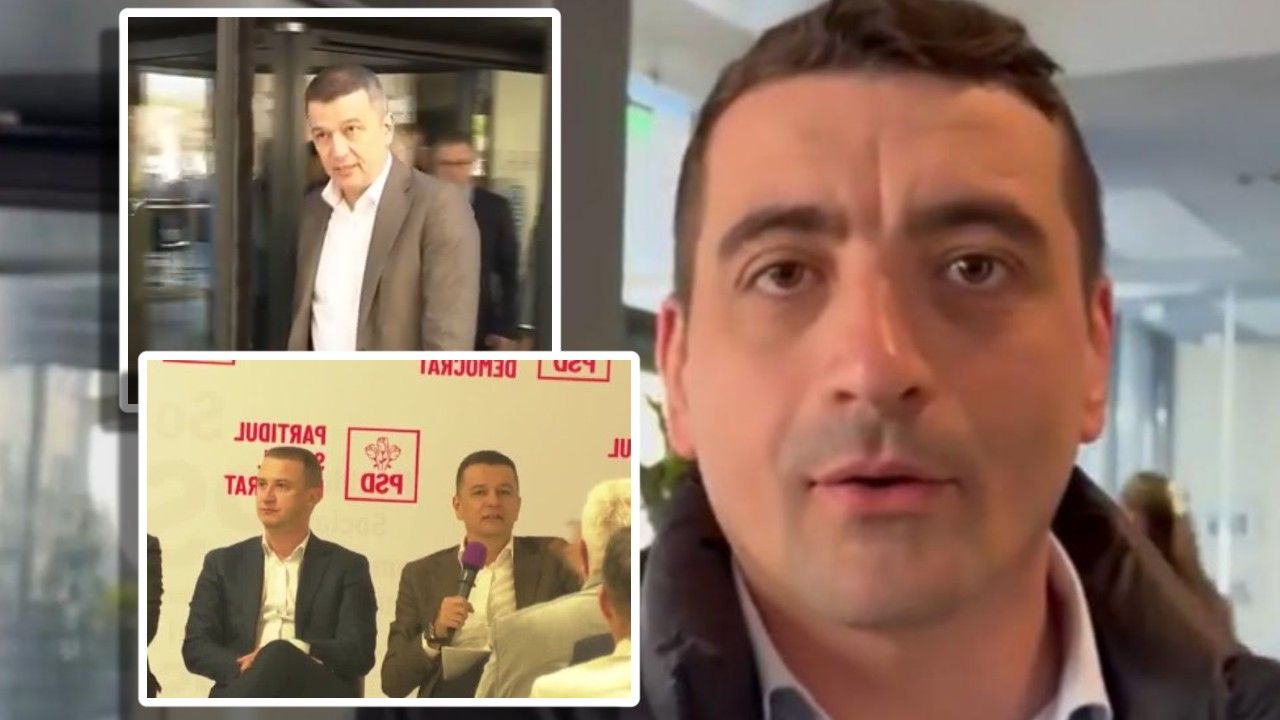 George Simion, surprins la reuniunea PSD pentru demiterea lui Bolojan. Ce caută liderul AUR acolo?