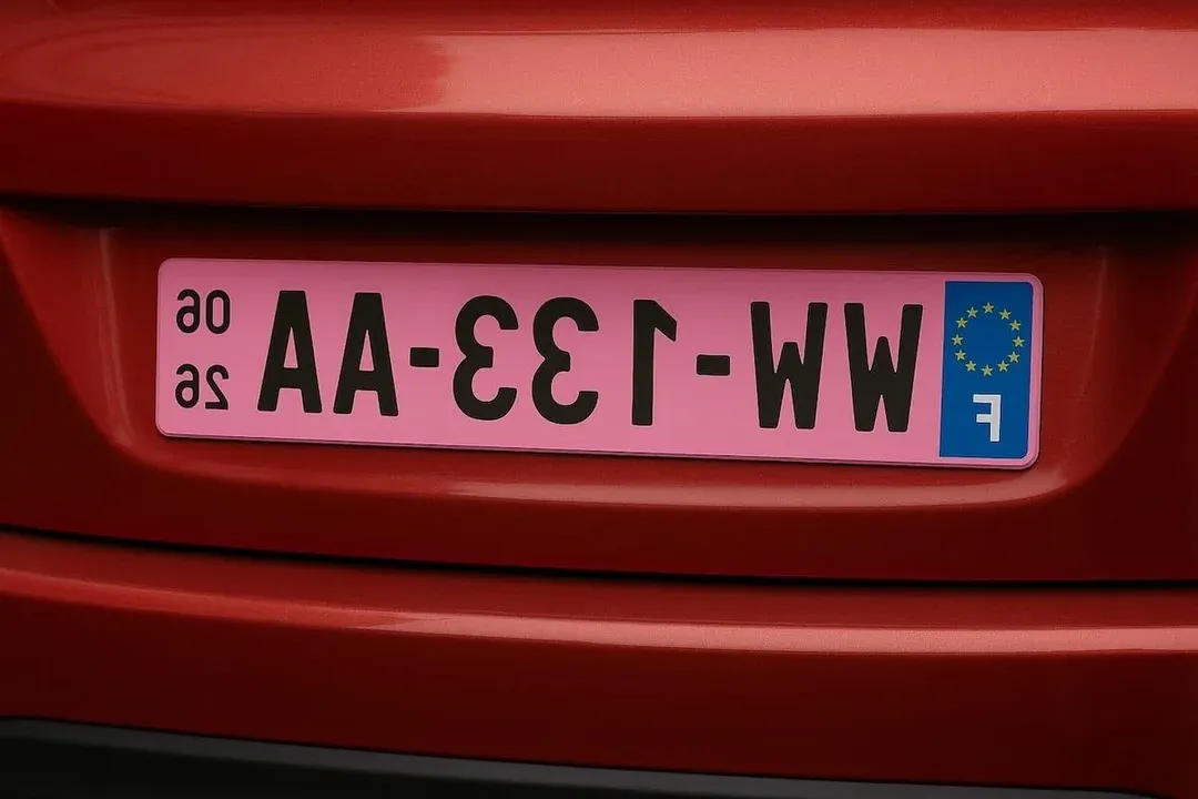 Plăcuțele de înmatriculare roz: Ce semnifică și când intră în vigoare?
