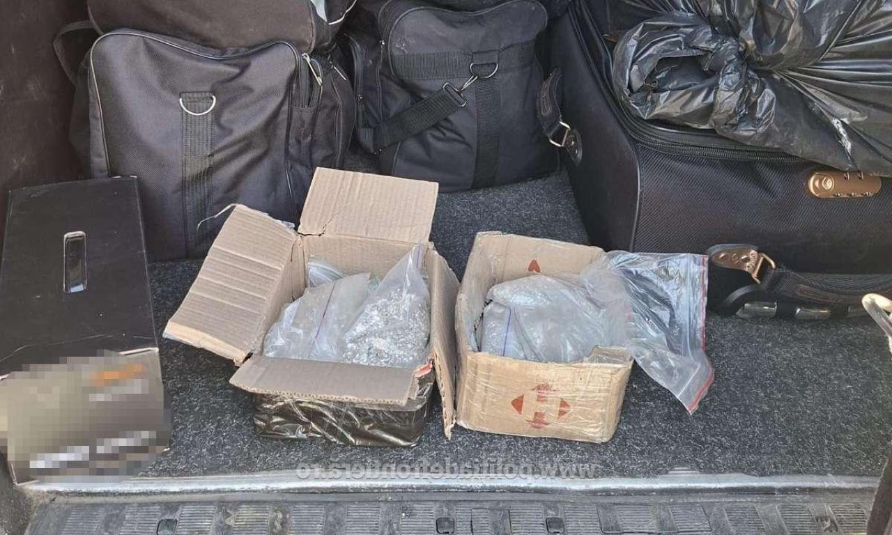 Captură uriașă în Satu Mare: Ce au găsit polițiștii într-un microbuz ce mergea spre Cehia
